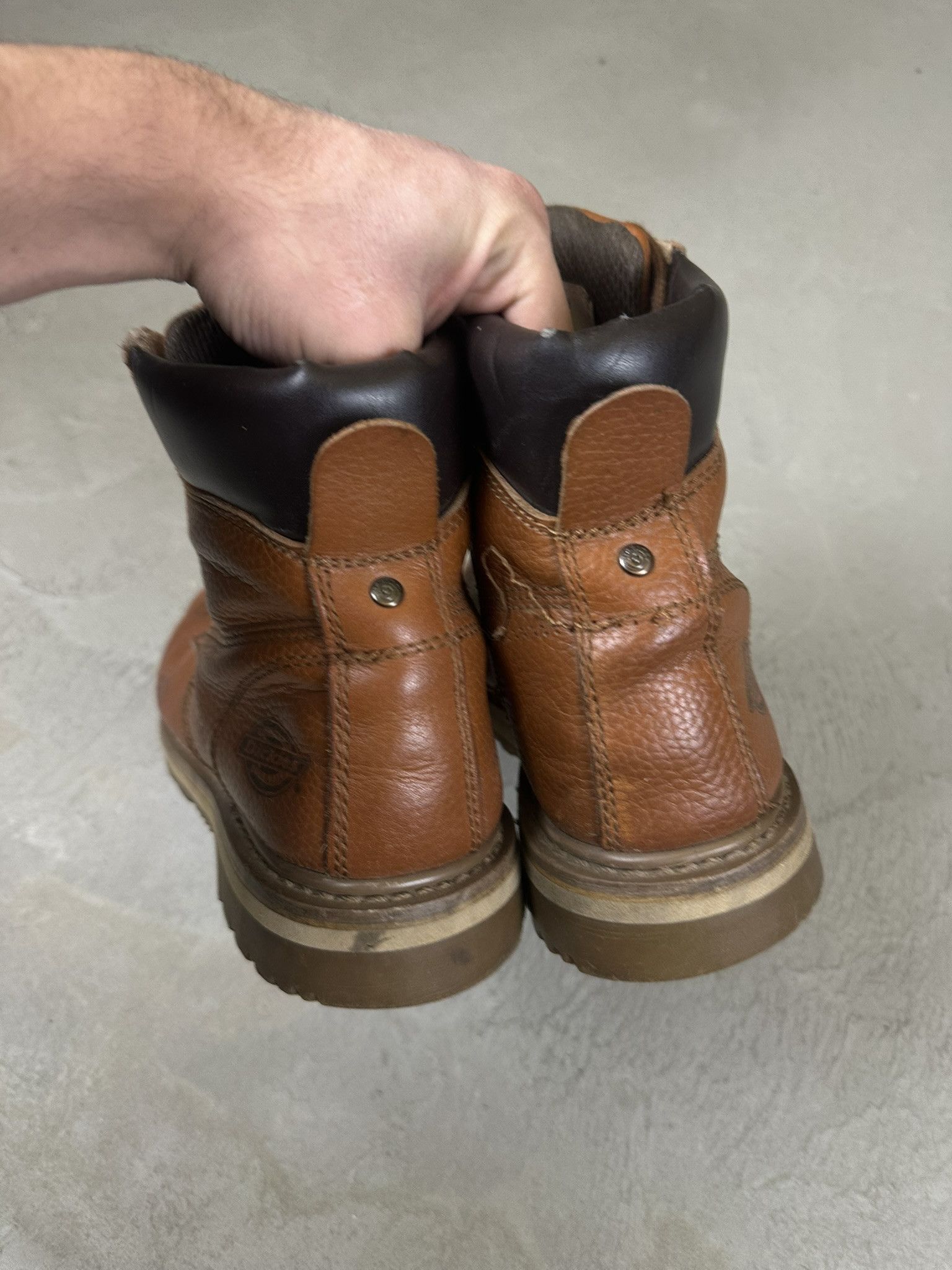 Dickies × Vintage Vintage Dickies Workwear Distressed Leather Boots Size US 7 / EU 40 - 9 Thumbnail