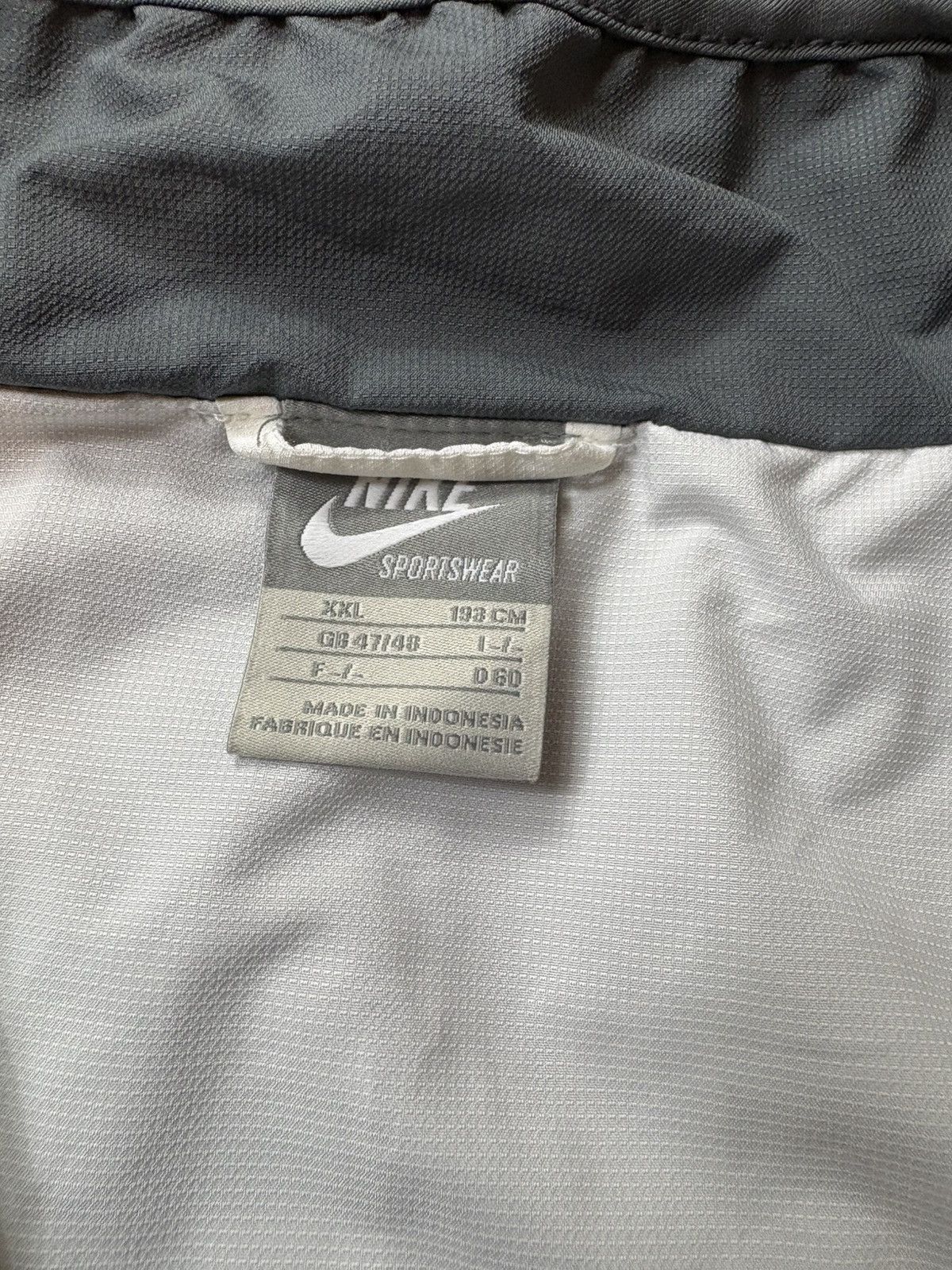 Nike 00s Nike Air Vintage Nylon Oversized Drill Jacket Rare Y2K Size US XXL / EU 58 / 5 - 7 Thumbnail