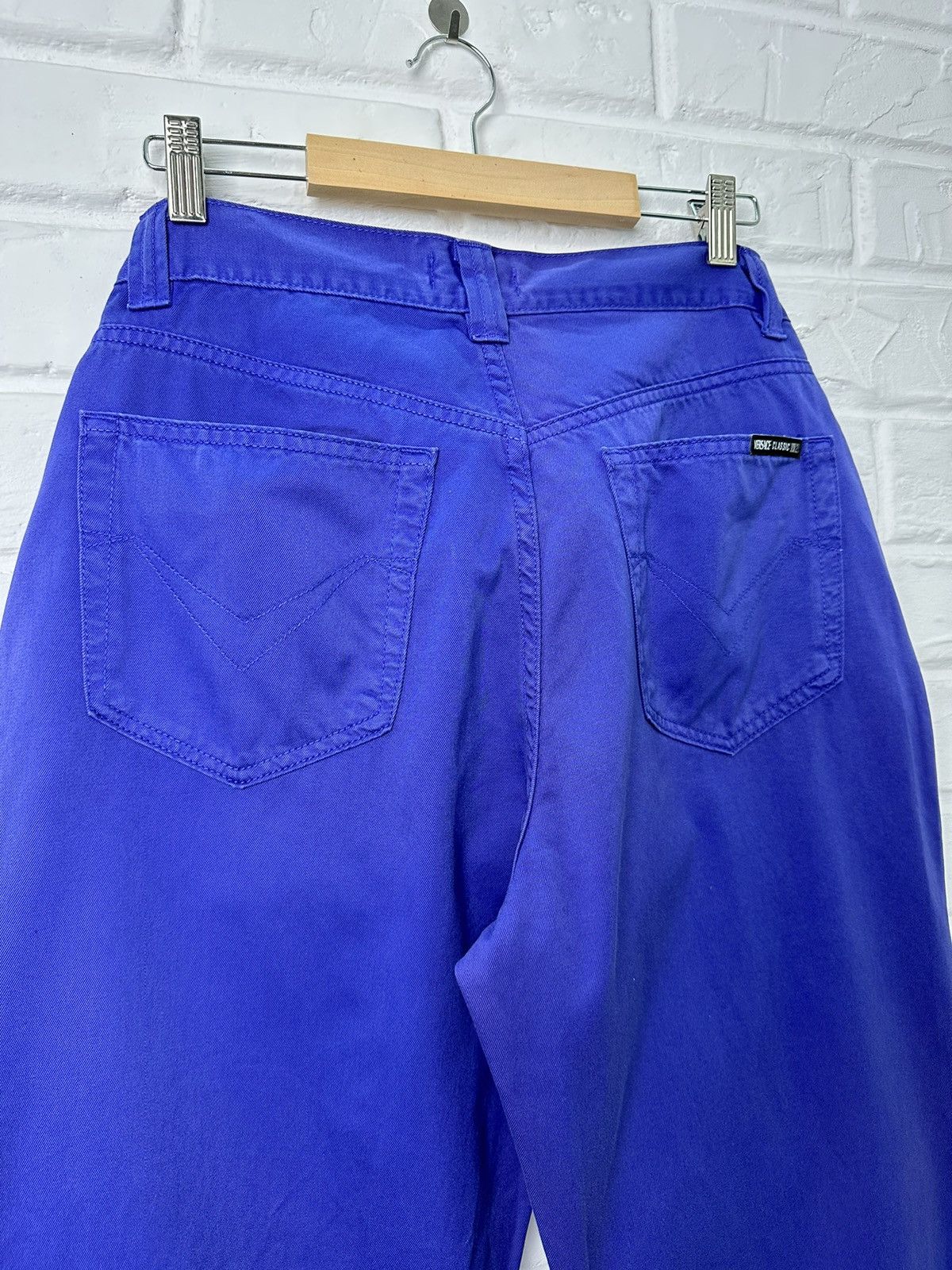 Versace Y2K Versace V2 Classic Purple Chino Pants Size US 34 / EU 50 - 4 Thumbnail