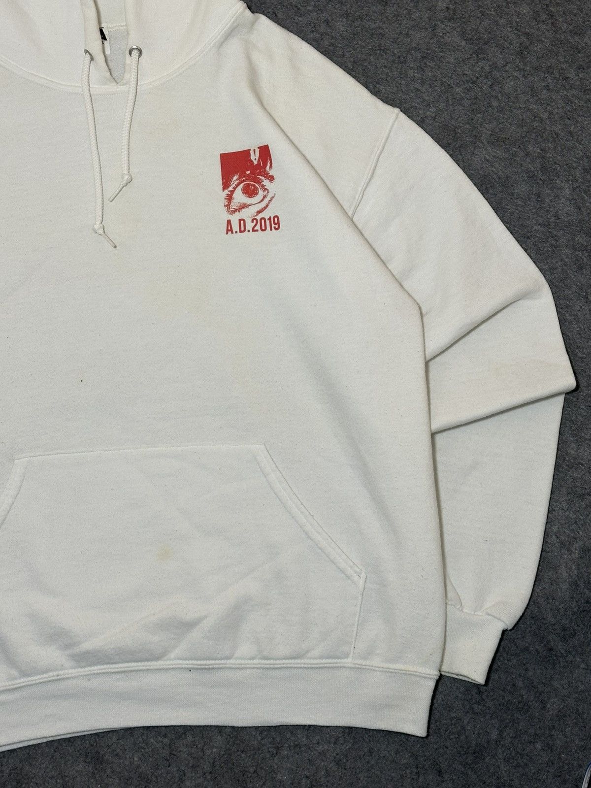 Japanese Brand AKIRA x ART OF WALL exhibition hoodie in white. Size US M / EU 48-50 / 2 - 7 Thumbnail