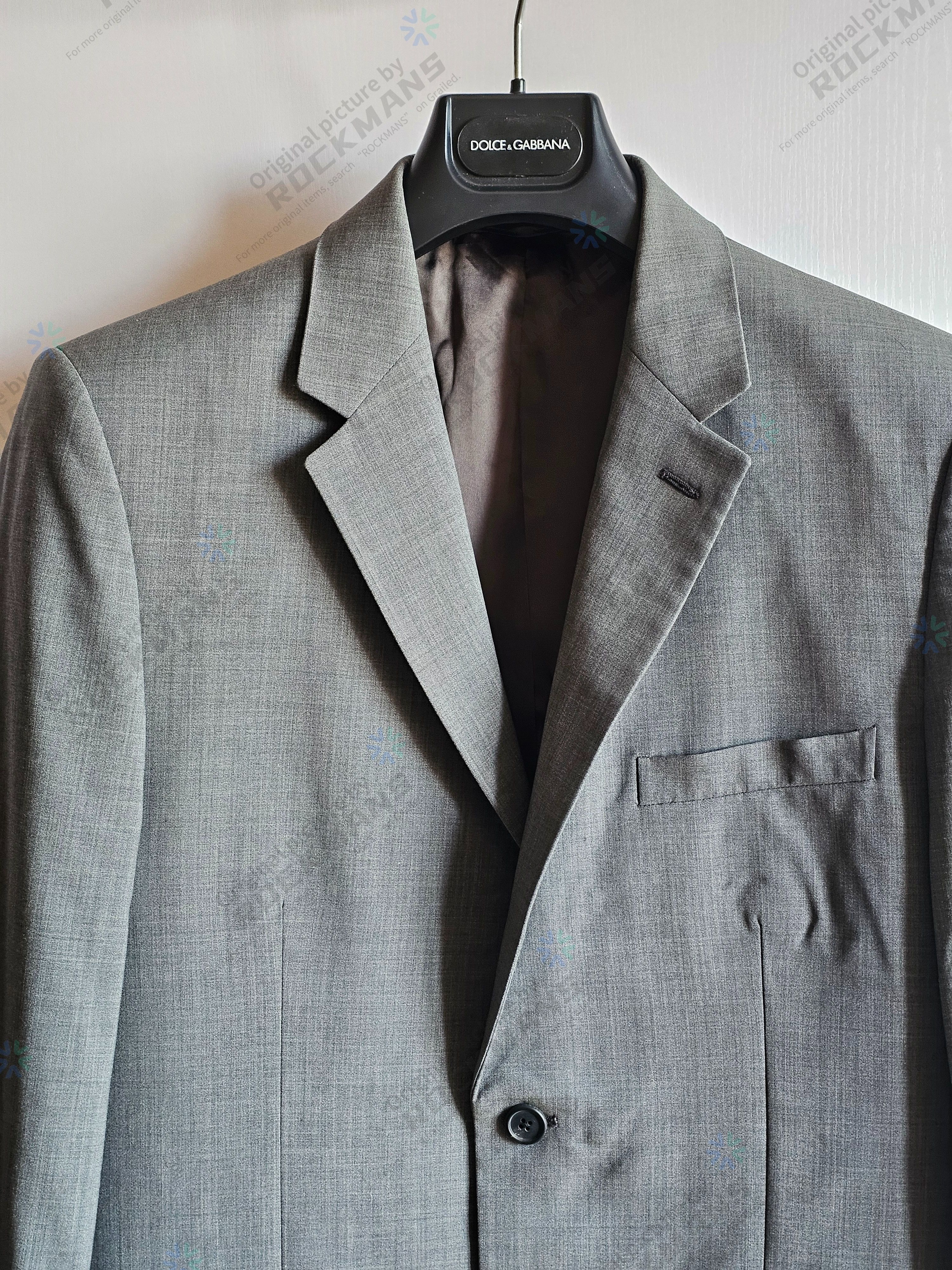 Prada Prada Mens Suit Gray Wool Jacket+Pant Size 50 like 48 Size 50R - 2 Thumbnail