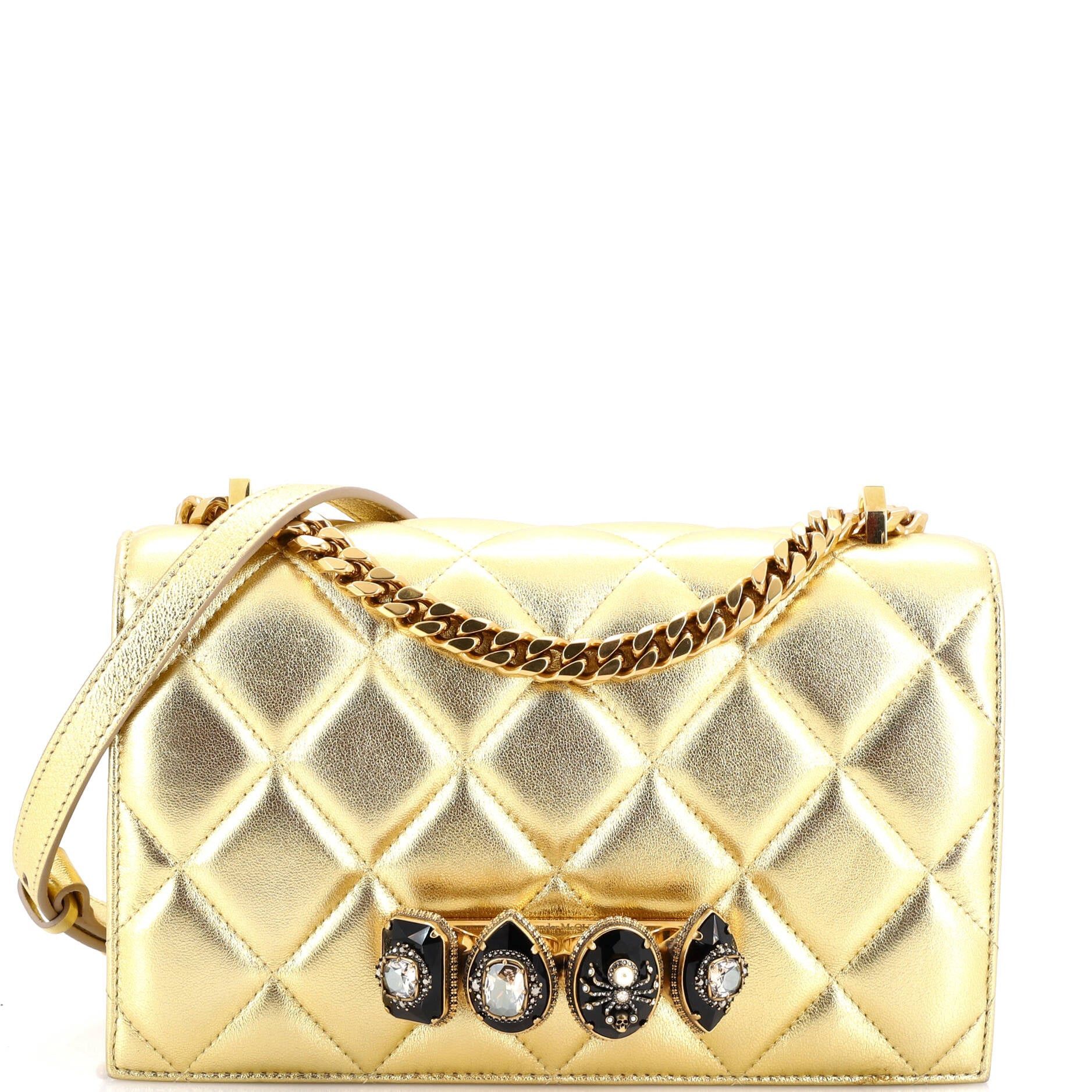 Alexander McQueen Jewelled Flap Satchel Size ONE SIZE - 1 Thumbnail