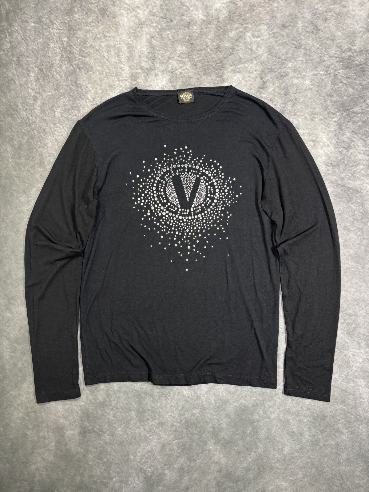 Versace Jeans Couture Vintage Versace Jeans Couture Longsleeve Studded Rhinestone Size US S / EU 44-46 / 1 - 2 Thumbnail