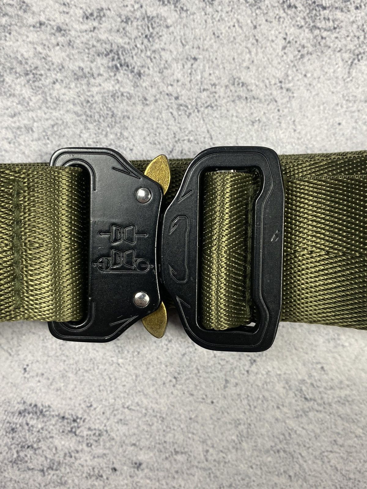 Other Military Tactical Outdoor Hiking Olive Nylon Universal Belt Size ONE SIZE - 12 Thumbnail
