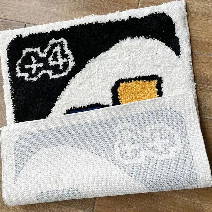 Handmade Card Carpet Soft Tufted Rug Cute Size ONE SIZE - 5 Thumbnail