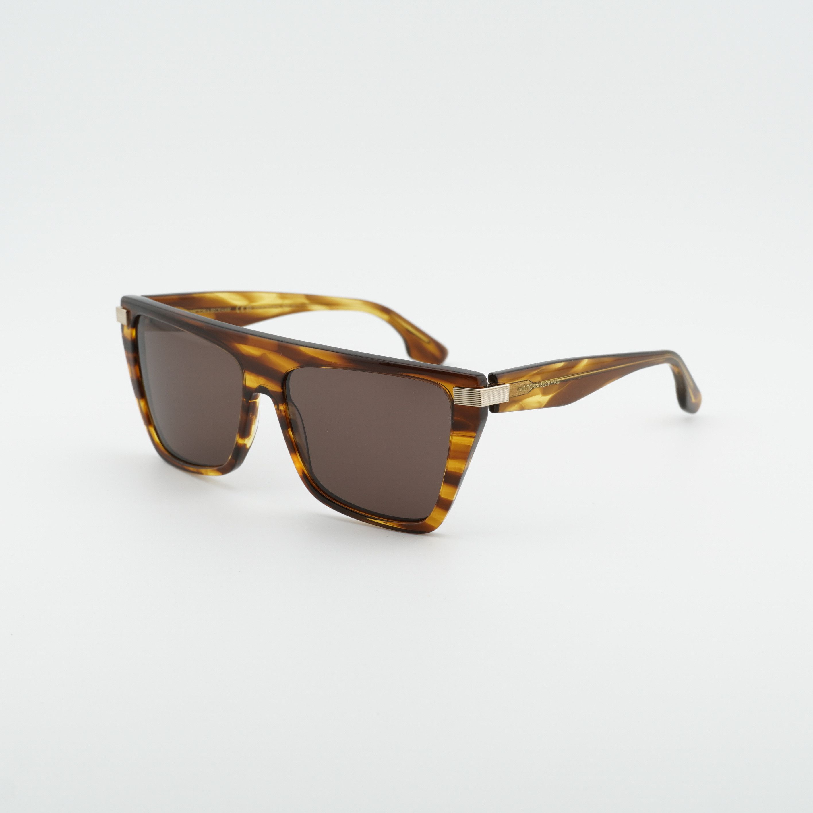 Victoria Beckham Victoria Beckham VB684S 224 Sunglasses Tobacco Square Frame Size ONE SIZE - 1 Thumbnail