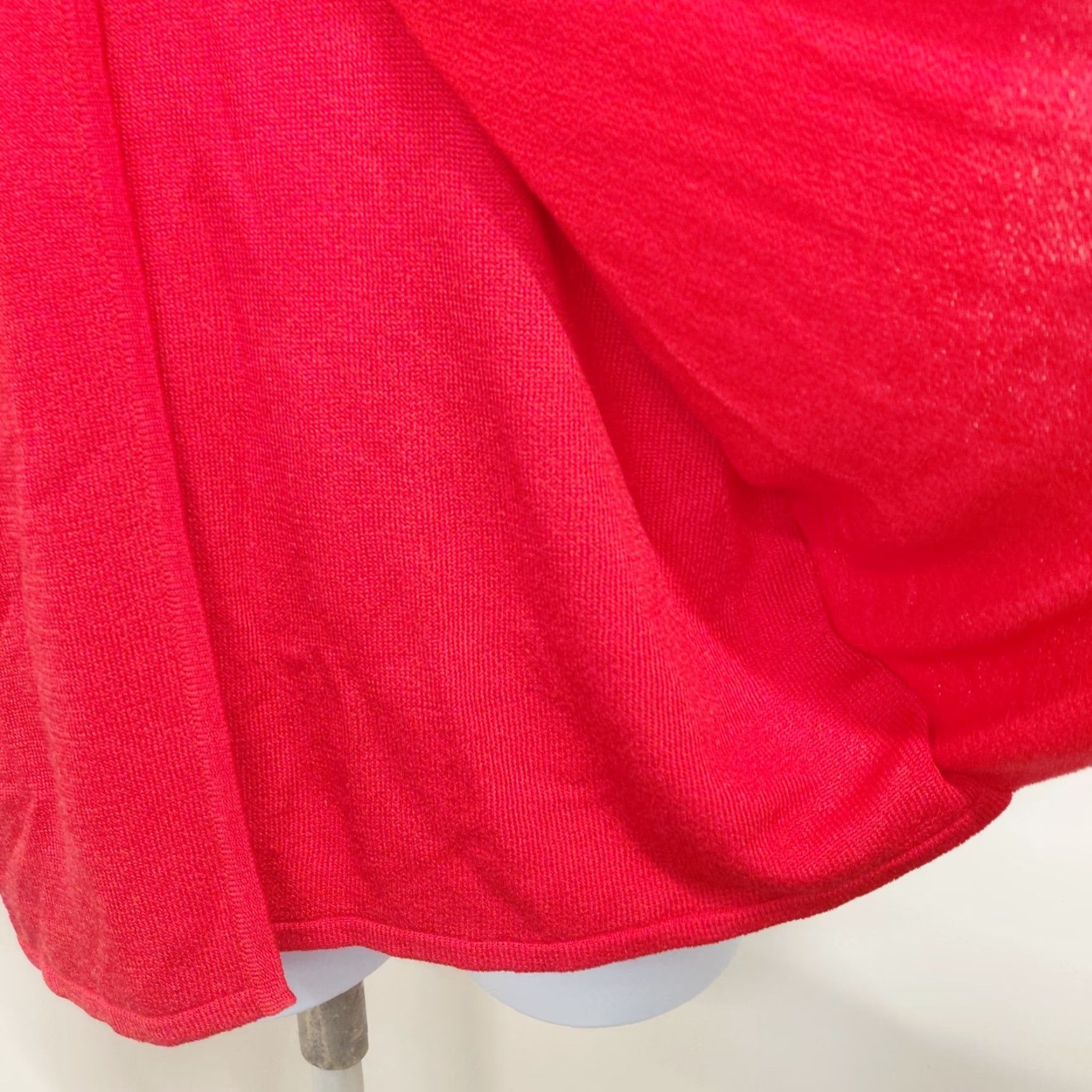 Vintage Sag Harbor 2-in-1 Cardigan Womens Size 1X Red Button Closure Short Sleeves Valen Size XL / US 12-14 / IT 48-50 - 6 Thumbnail