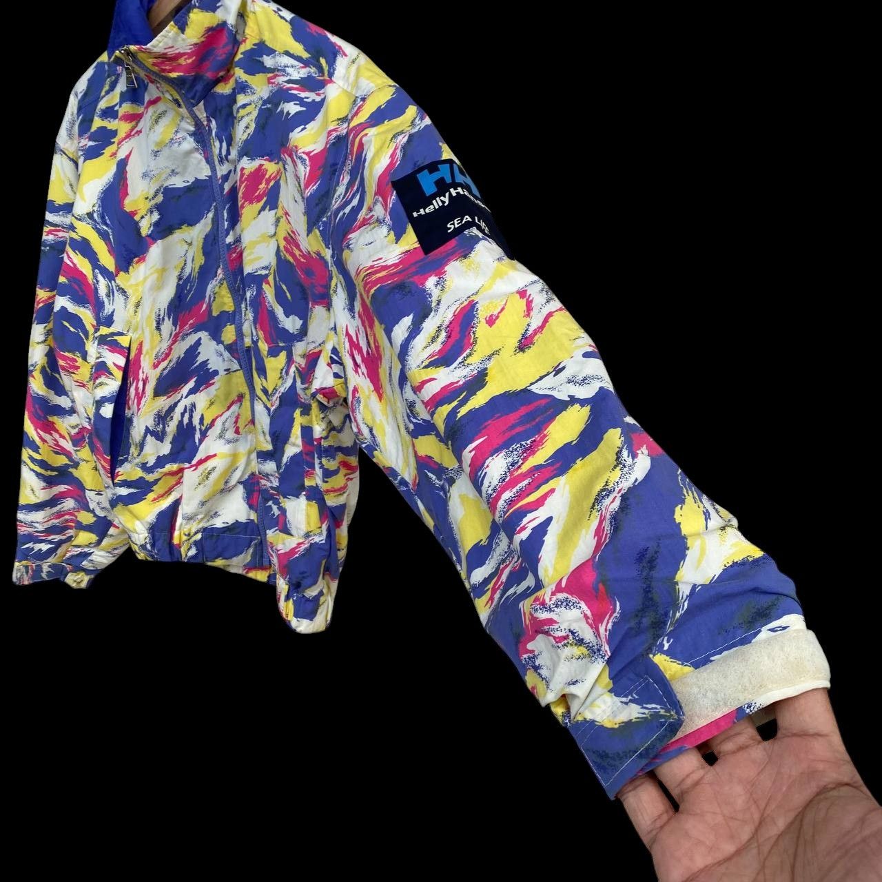 Helly Hansen Vintage 90s Helly Hansen"Sea Life"Abstract Neon Brushstroke Size US S / EU 44-46 / 1 - 5 Thumbnail