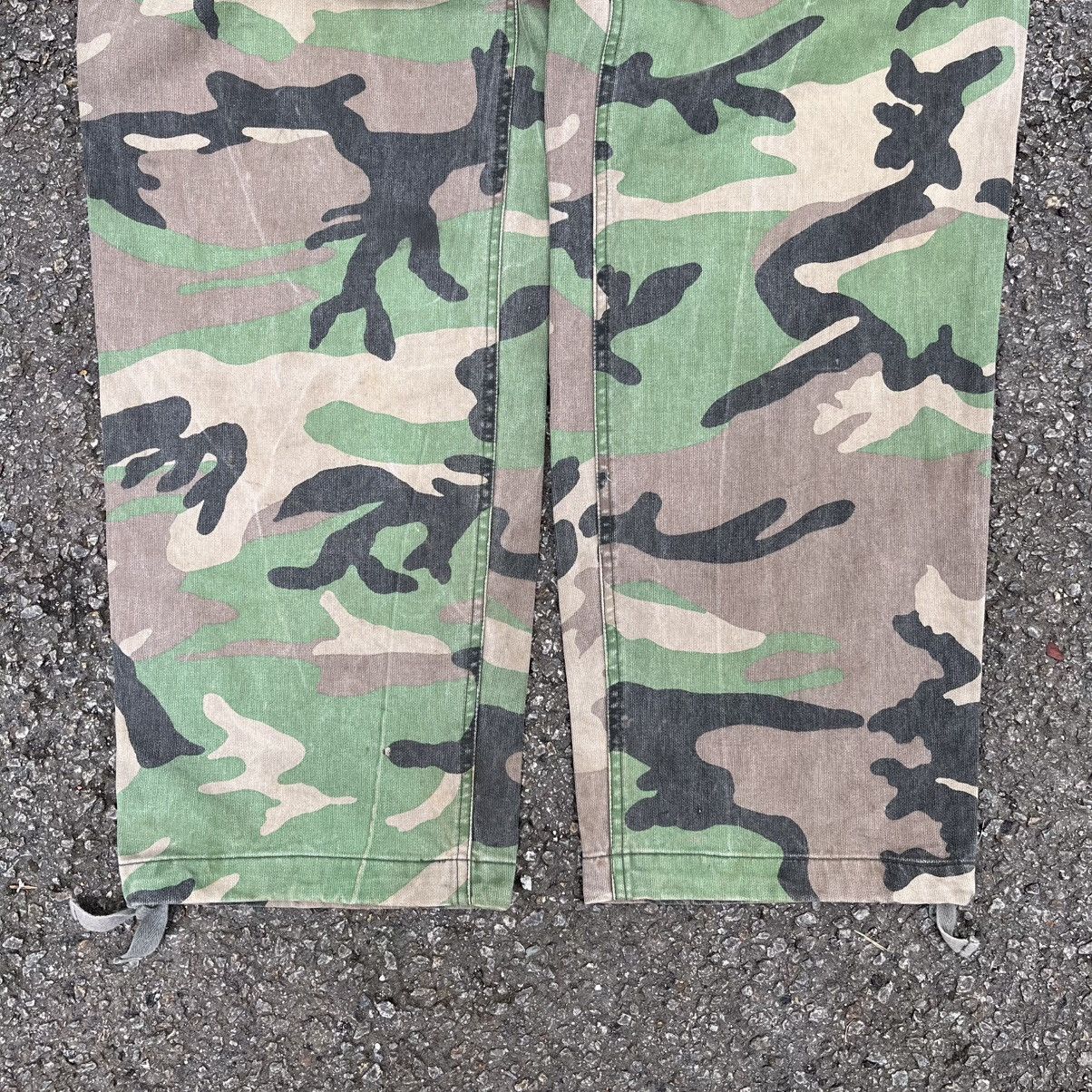 Vintage Vintage 90s 1996 German Military Cargo Pants Army Camo Size US 36 / EU 52 - 2 Thumbnail