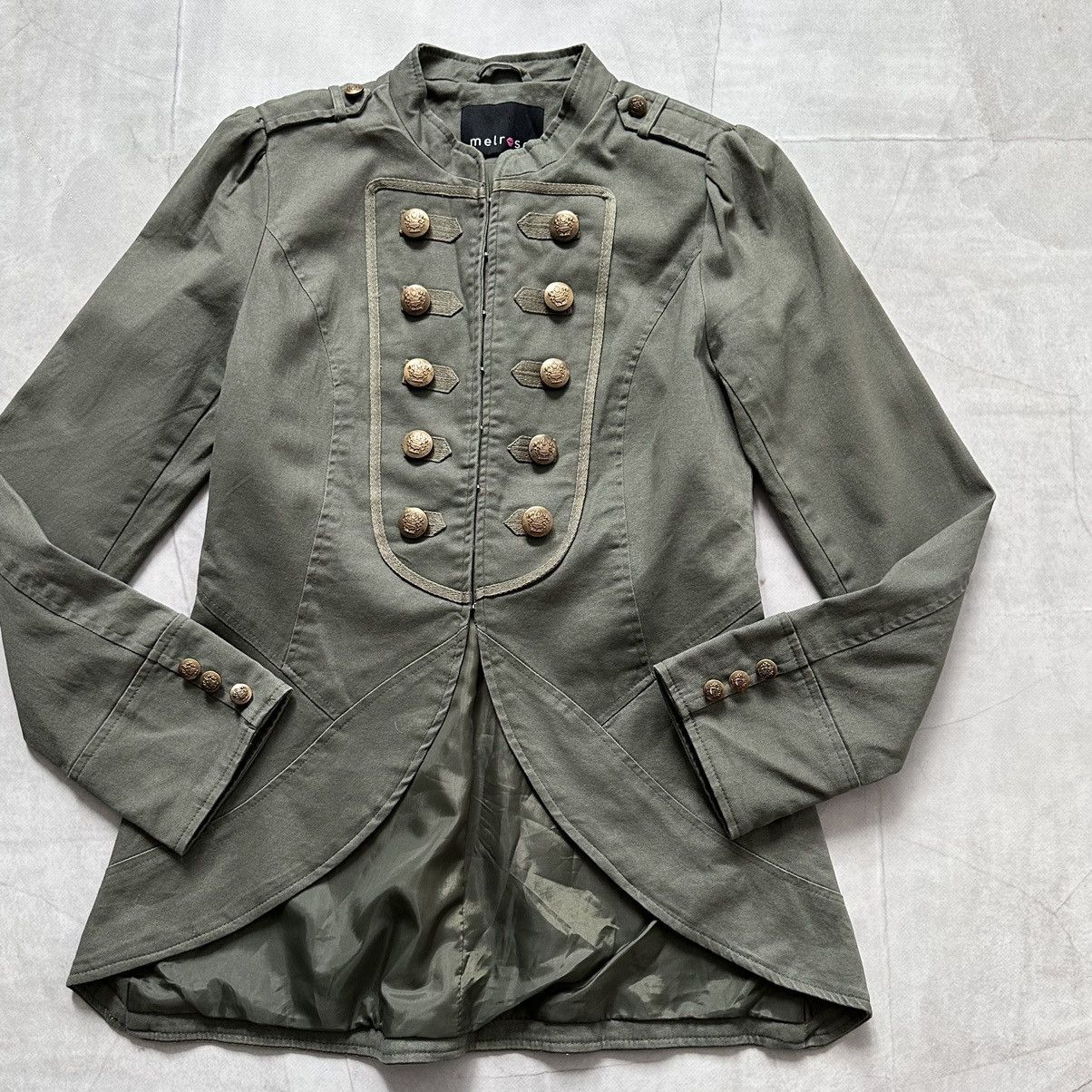 Hysteric Glamour × Undercover 00s Napoleon Military Jacket Vintage Coat PPFM Balmain Vibe Size M / US 6-8 / IT 42-44 - 2 Thumbnail