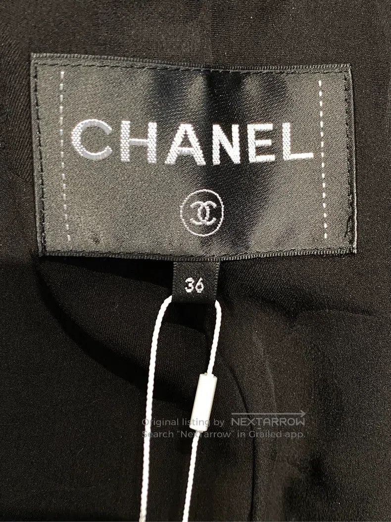 Chanel Chanel 22-year-old black stand-up collar jacket Size XS / US 0-2 / IT 36-38 - 4 Thumbnail