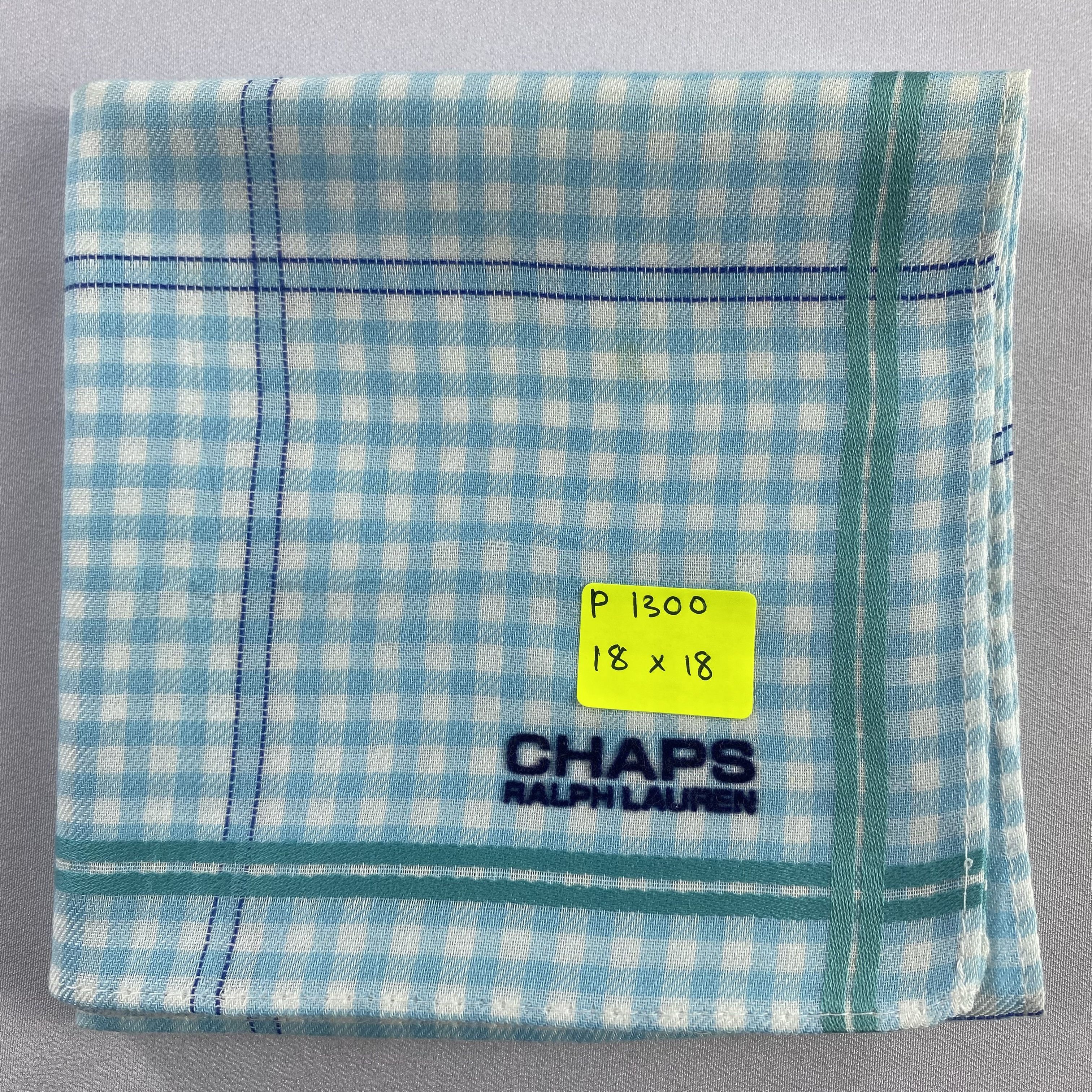 Chaps Ralph Lauren × Vintage Chaps Ralph Lauren Handkerchief / Neckerchief-P1300 Size ONE SIZE - 5 Thumbnail