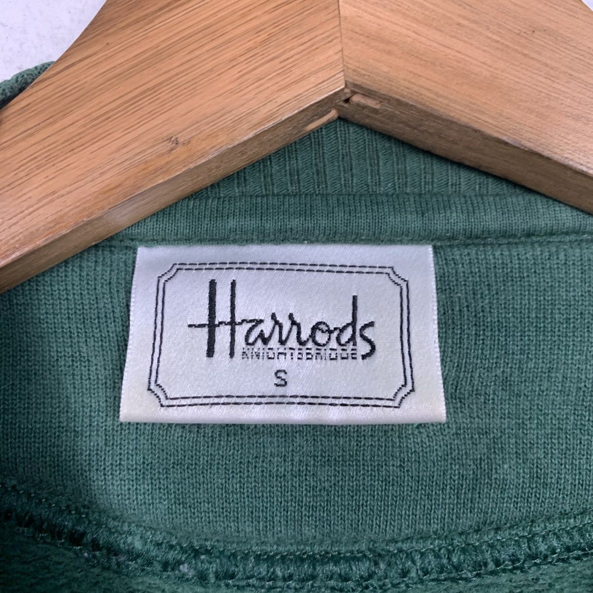 Harrods Vintage Harrods Green Sweatshirt Size US S / EU 44-46 / 1 - 11 Thumbnail