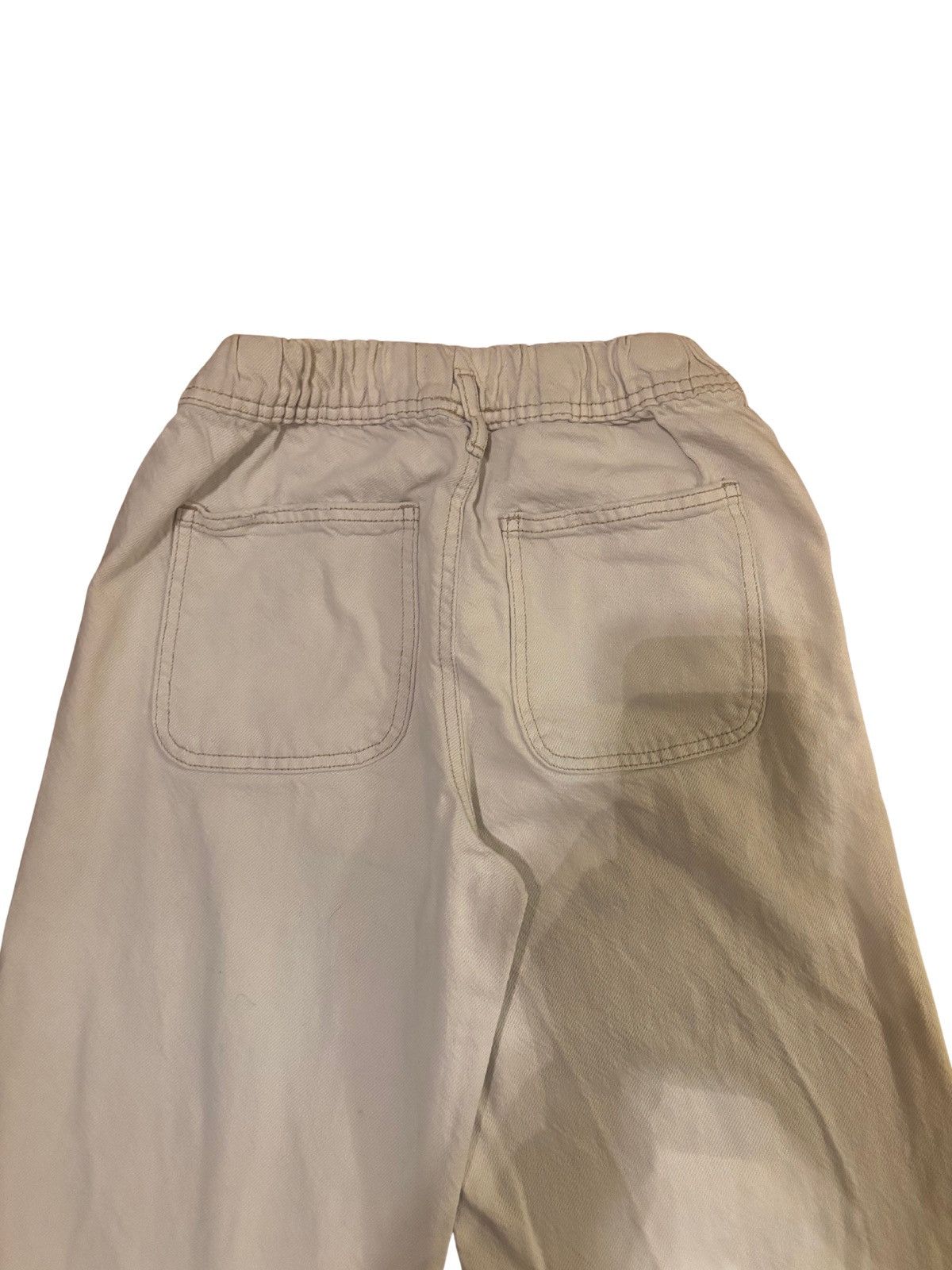 Zara Girls off white Jeans.kp2401 Size 22" - 3 Thumbnail