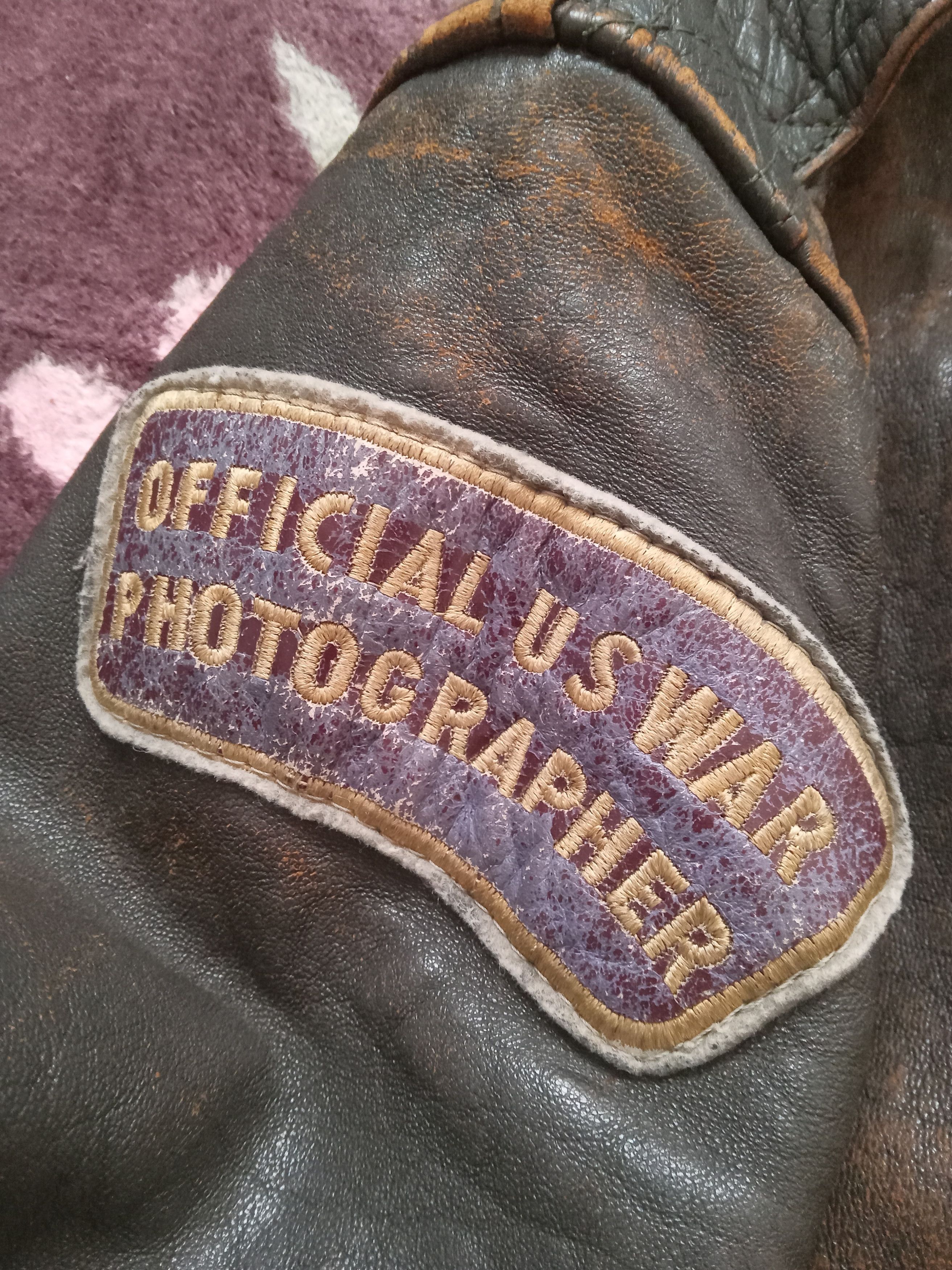 Avirex Avirex Flying Tigers Vintage Distressed Leather Jacket Size US M / EU 48-50 / 2 - 6 Thumbnail