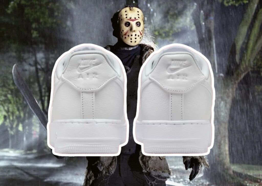 Nike Air Force 1 Low ‘ Jason Voorhees ‘ Size US 7 / EU 40 - 14 Thumbnail