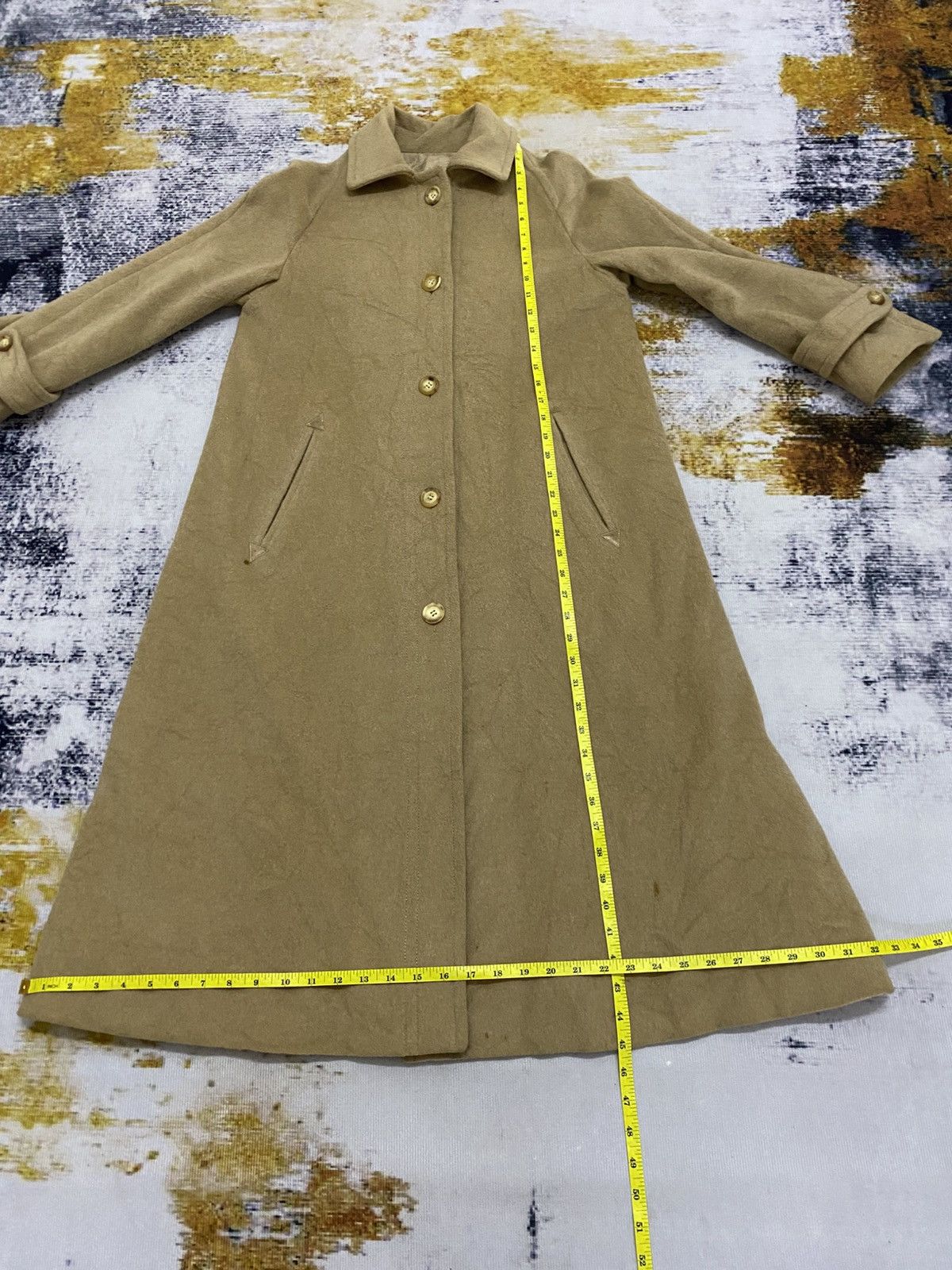 Celine Celine Wool Trench Coat Jacket Size S / US 4 / IT 40 - 21 Thumbnail
