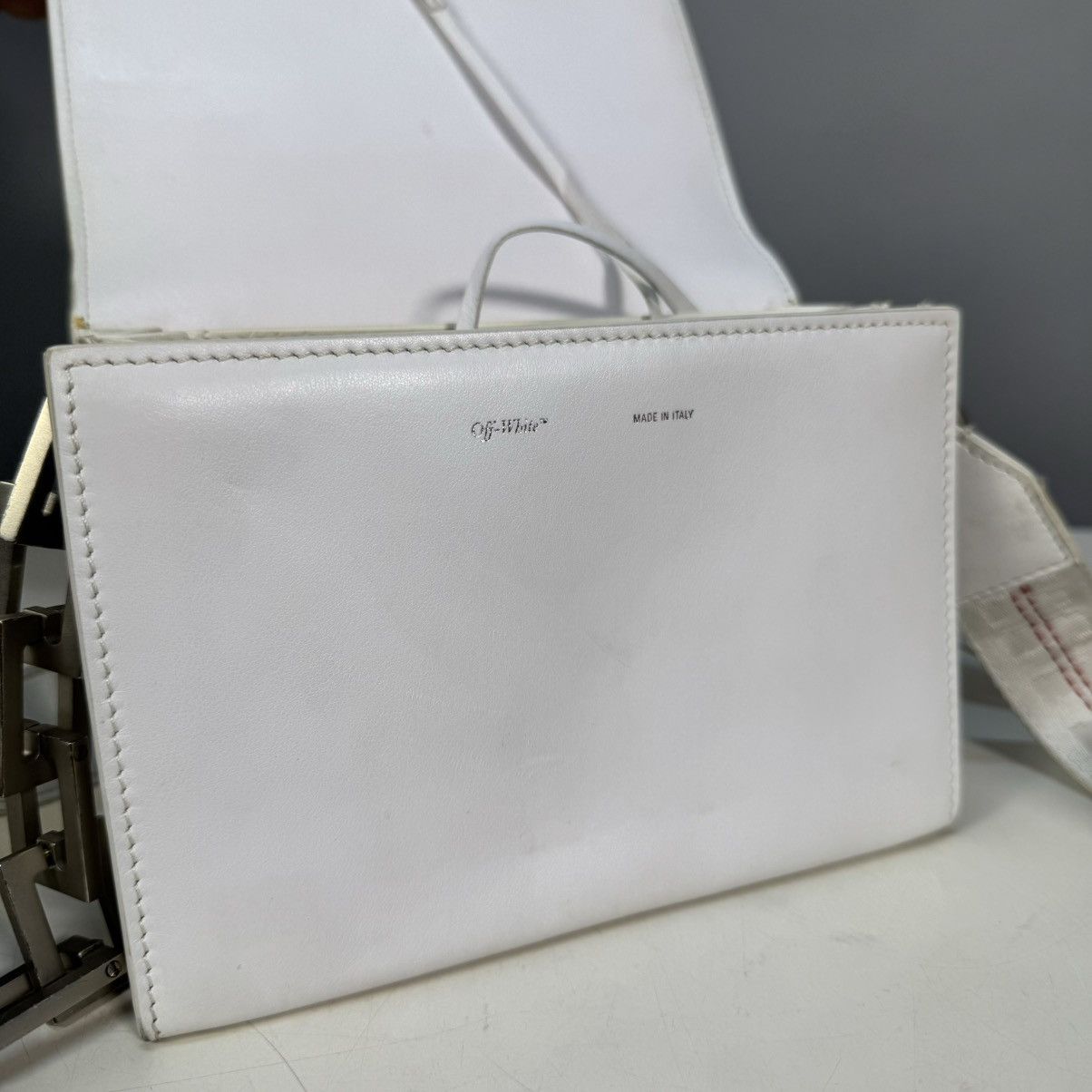 Off-White off-white Virgil Abloh leather bag Size ONE SIZE - 8 Thumbnail