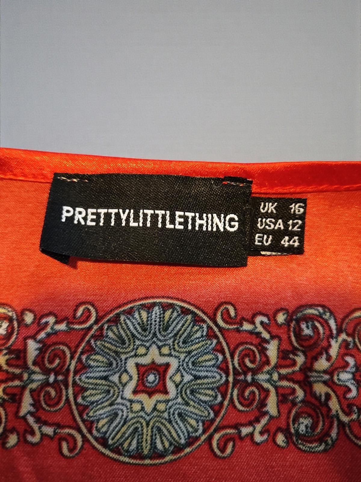 Other PrettyLittleThing Size 12 Baroque Print Blouse Size XL / US 12-14 / IT 48-50 - 7 Thumbnail