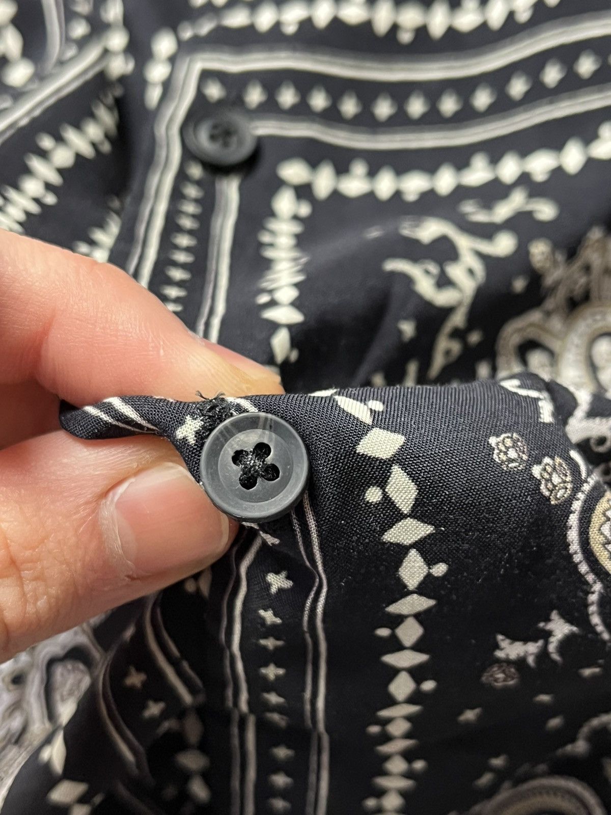 Allsaints Designer Allsaints Bandana Hawaii crazy oversize shirt Size US L / EU 52-54 / 3 - 18 Thumbnail
