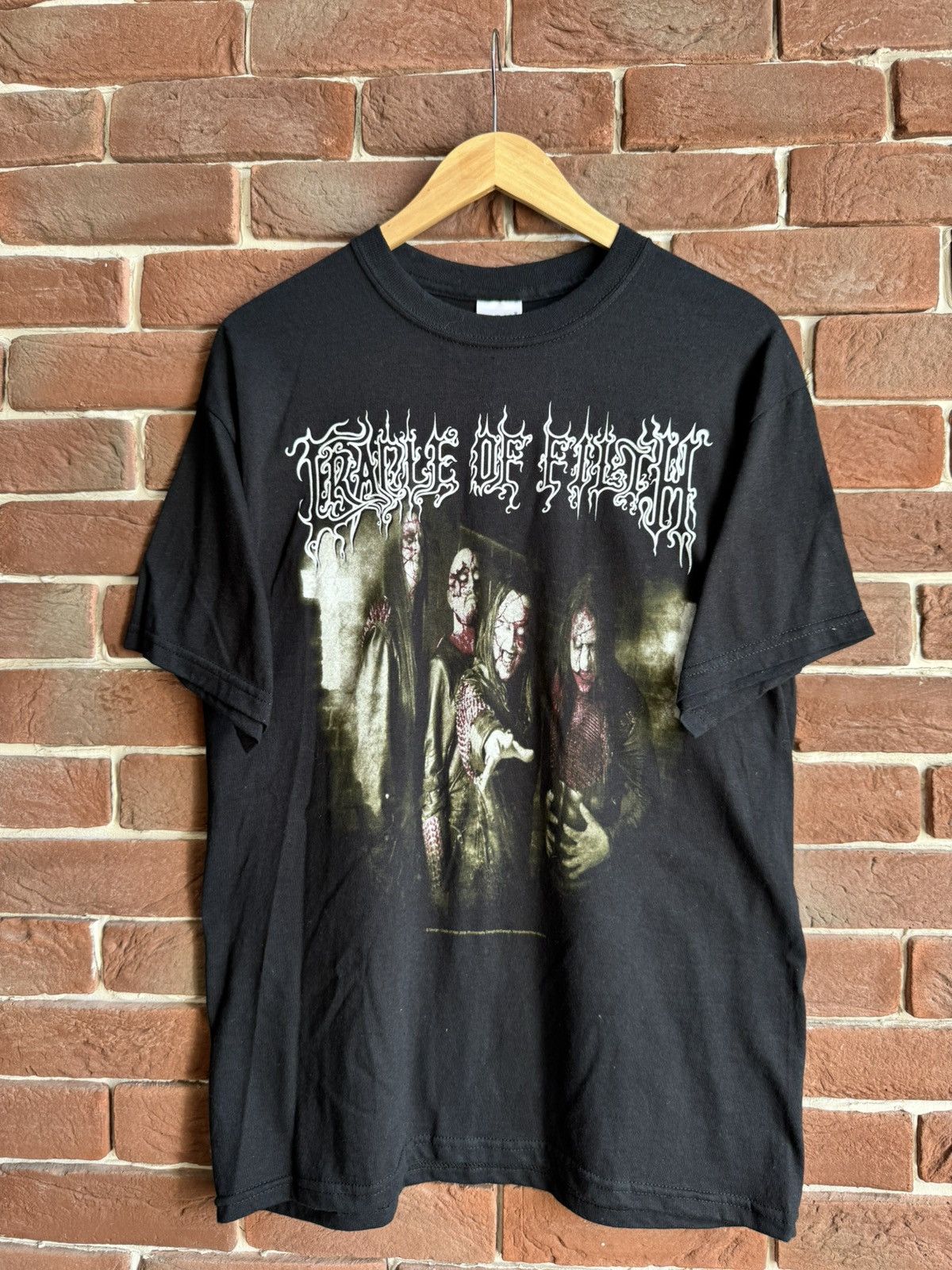 Band Tees Vintage 00s Cradle Of Filth Filth Jesus Saves Metal Band Tee Size US M / EU 48-50 / 2 - 1 Thumbnail