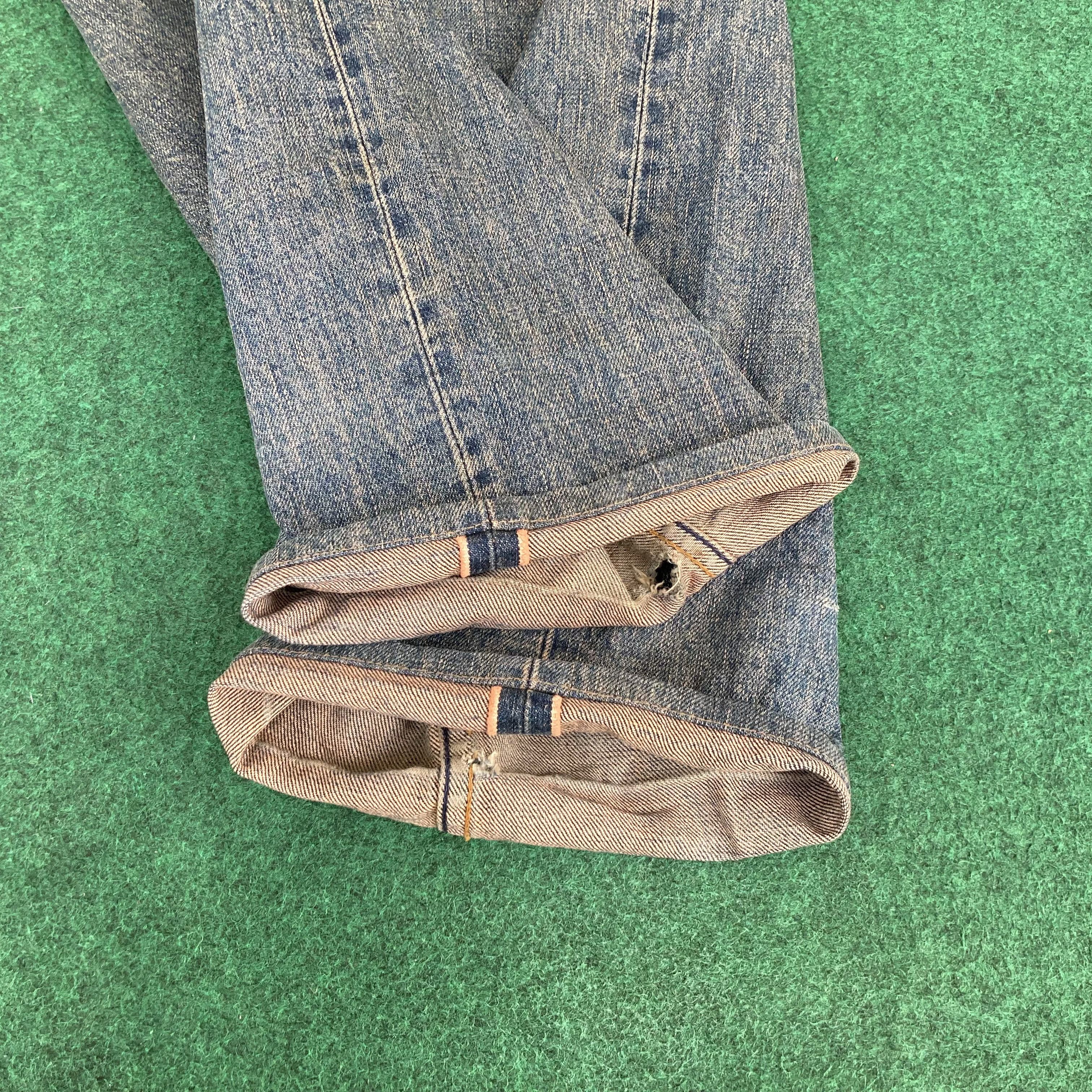 Levi's 28x34 Vintage Levis 503 Redline Selvedge Denim Blue Jeans Size US 28 / EU 44 - 12 Thumbnail