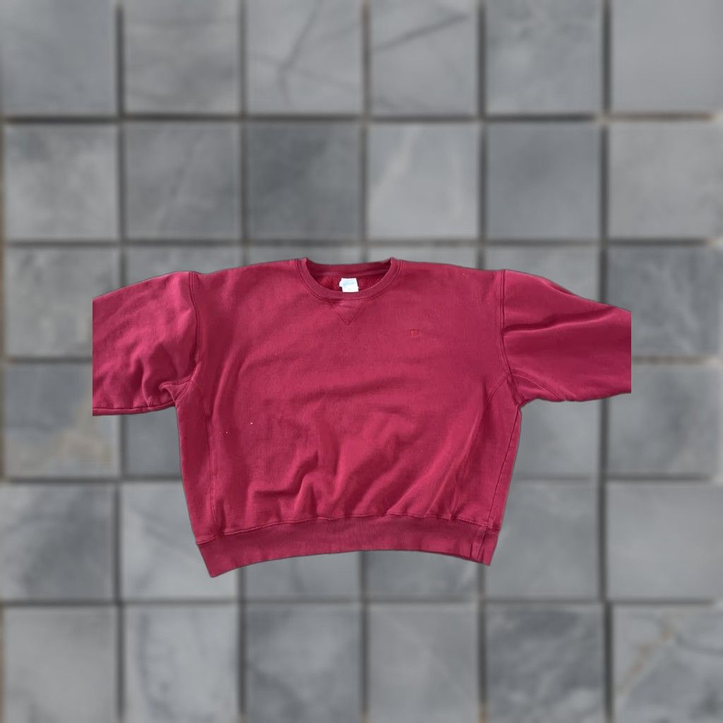 Russell Athletic VINTAGE Russell Athletic Crewneck XL Crimson Red Sweatshirt Men Pullover Athletic Fit Size XL Red Mens Size US XL / EU 56 / 4 - 1 Thumbnail