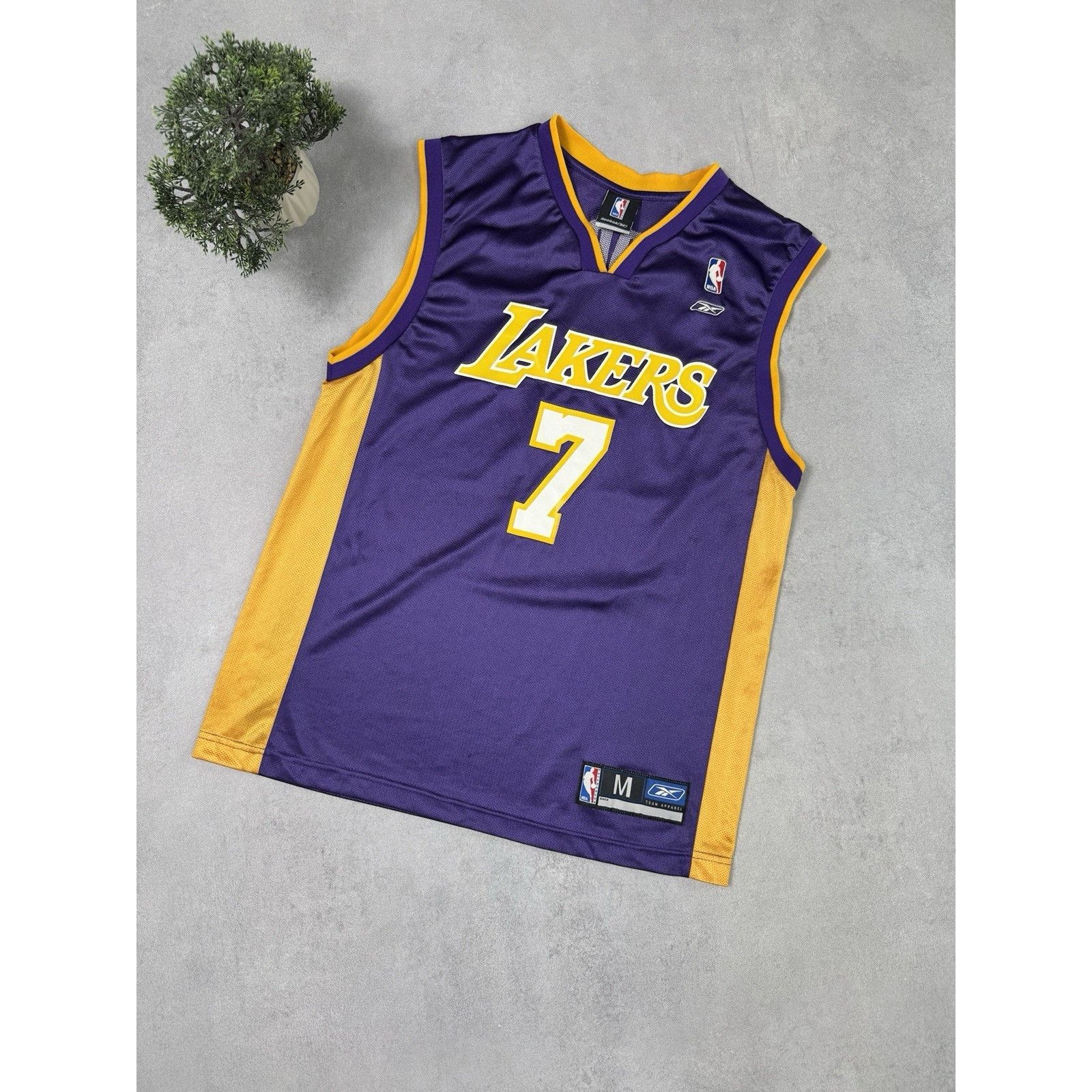 Reebok Reebok Los Angeles Lakers Lamar Odom Jersey Size M Purple Size US M / EU 48-50 / 2 - 1 Thumbnail