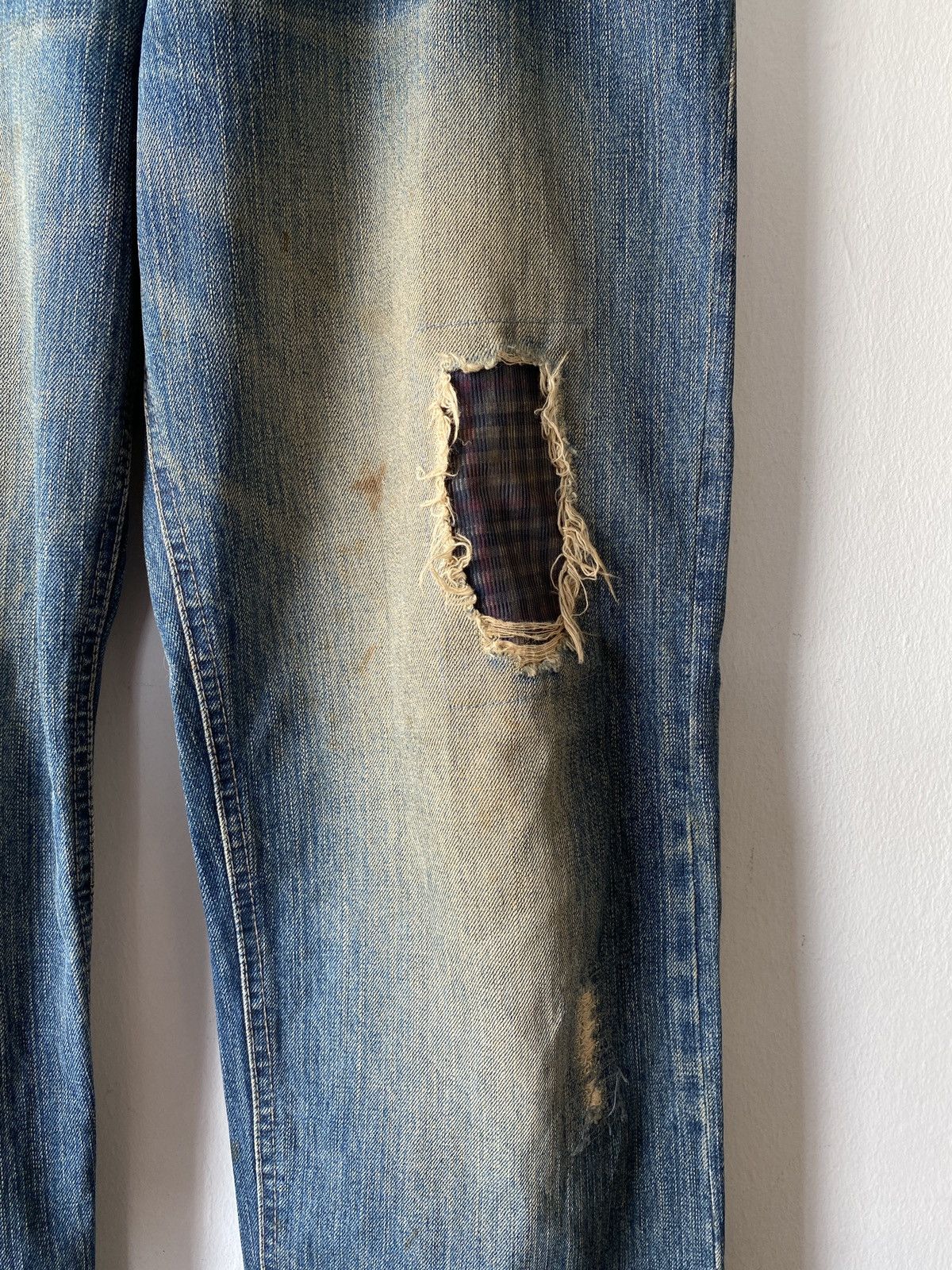 Japanese Brand Japanese Brand Global Work Distressed Denim Size US 32 / EU 48 - 7 Thumbnail
