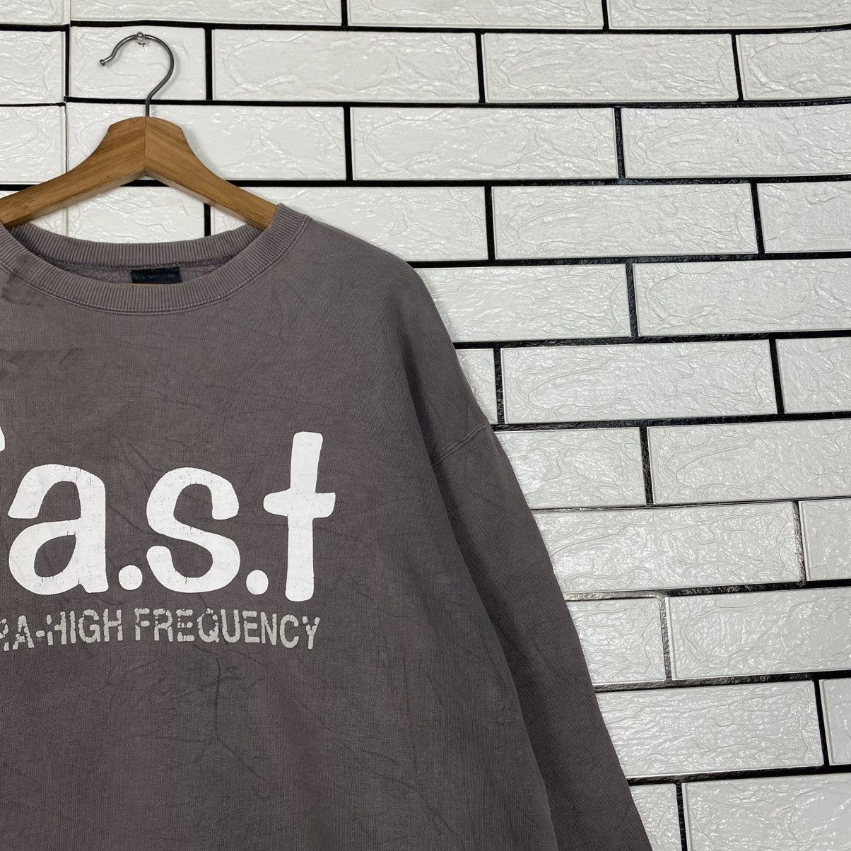 Japanese Brand Real Words Fast Big Logo Sweatshirt Issey Miyake Size US L / EU 52-54 / 3 - 7 Thumbnail