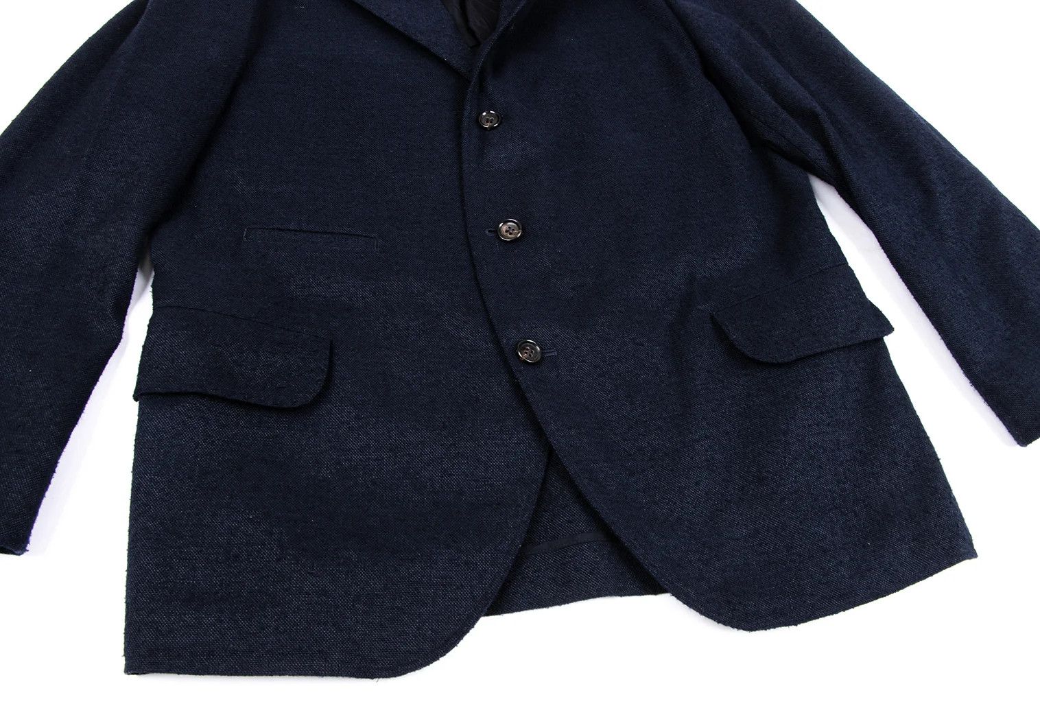 Comme des Garcons Homme Plus Polyester 4B Jacket in Navy, Size M Size US M / EU 48-50 / 2 - 8 Thumbnail