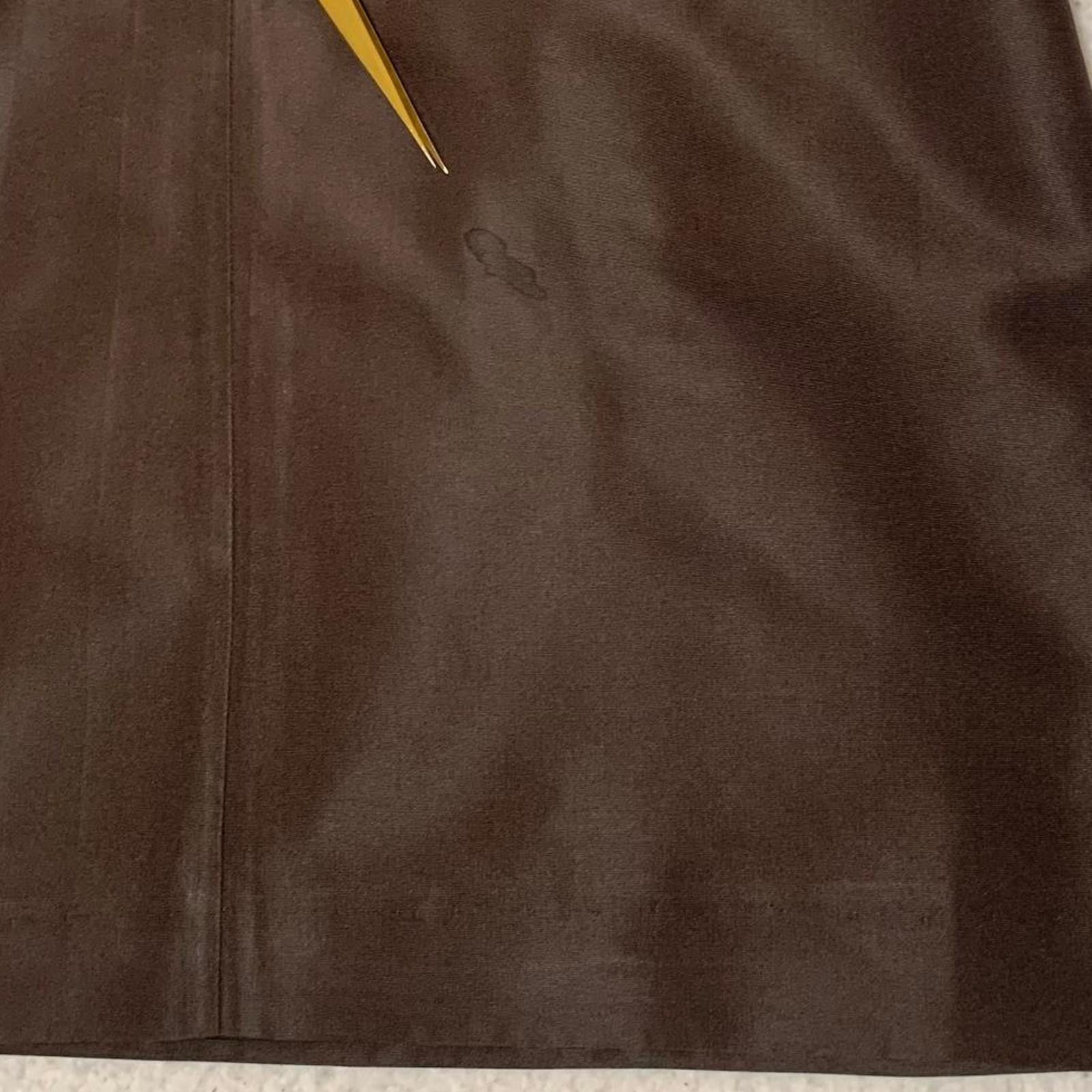 J.Crew J.Crew Strapless Silk Dress Size 0 Petite Brown 100% Silk Size XS / US 0-2 / IT 36-38 - 2 Thumbnail