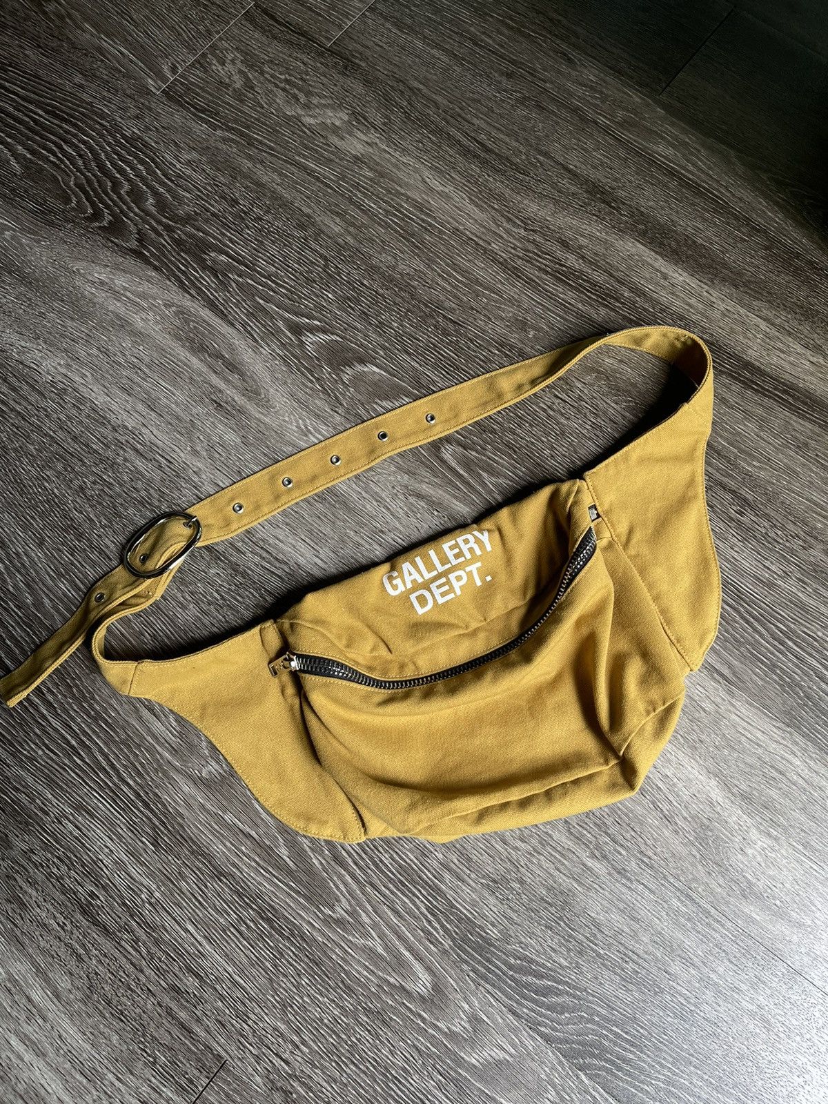 Gallery Dept. Gallery Dept. Yellow Canvas Travel Bumbag Sack Size ONE SIZE - 1 Thumbnail