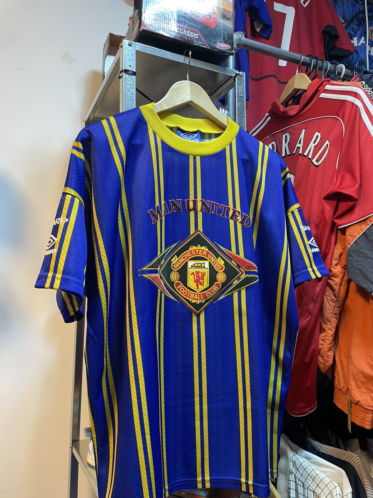 Umbro Vintage 1994 Manchester United Training Kit Size US M / EU 48-50 / 2 - 2 Thumbnail