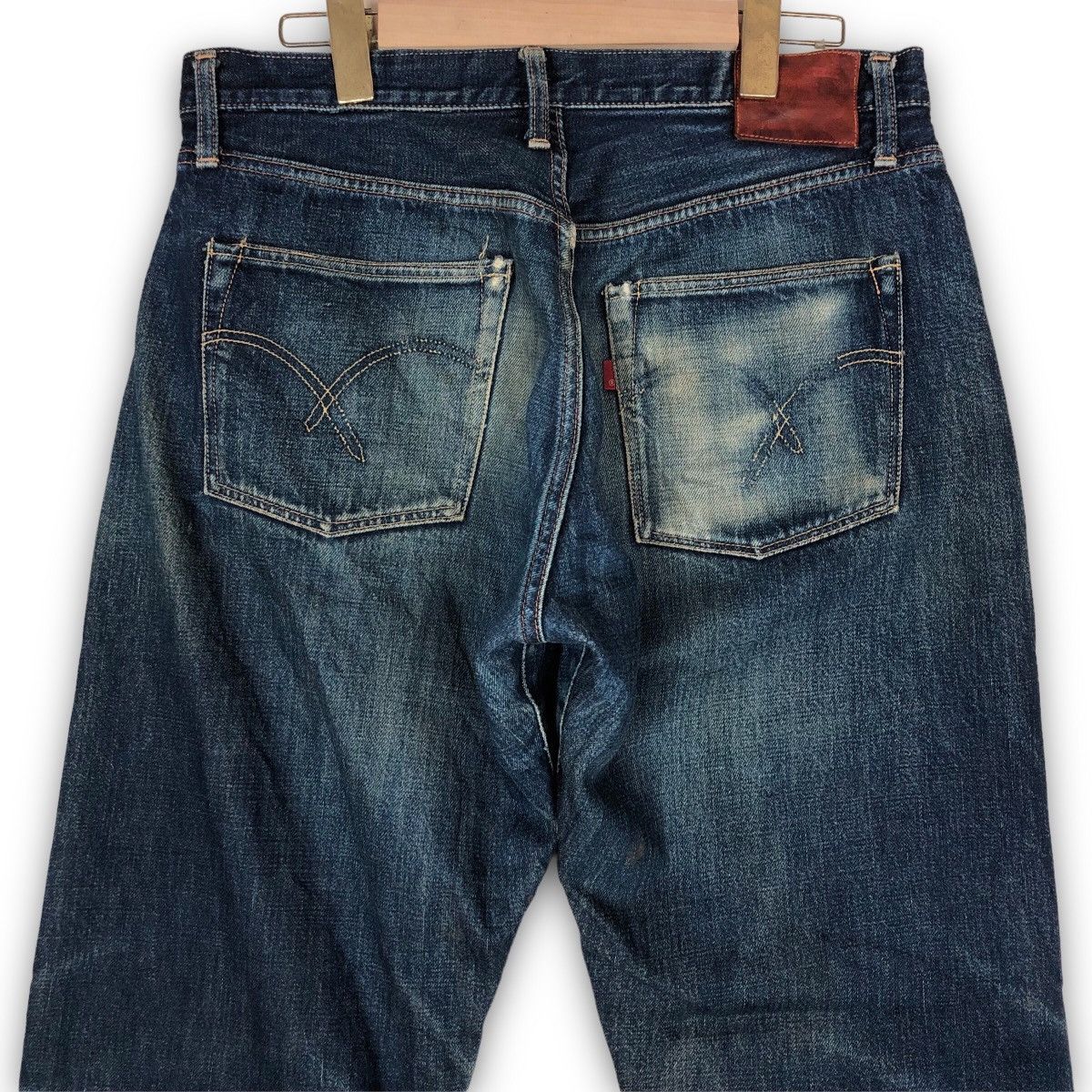 Vintage Vintage Jack The Ripper & Co Distressed Denim Jeans Size US 33 - 6 Thumbnail