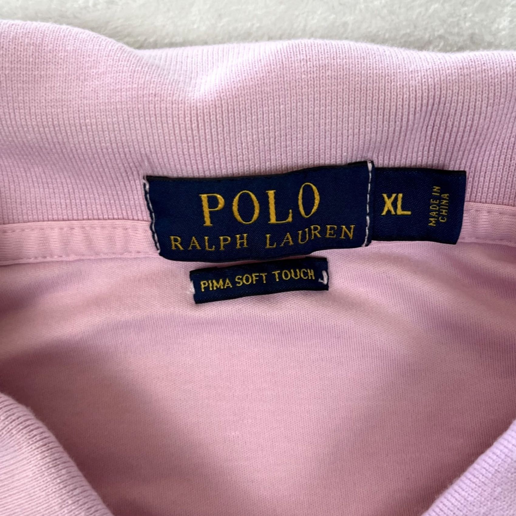 Polo Ralph Lauren Polo Ralph Lauren Polo Shirt XL Pink Cotton Regular Short Sleeve Collared Knit Logo Men Golf Classic Vintage: No Size US XL / EU 56 / 4 - 3 Thumbnail
