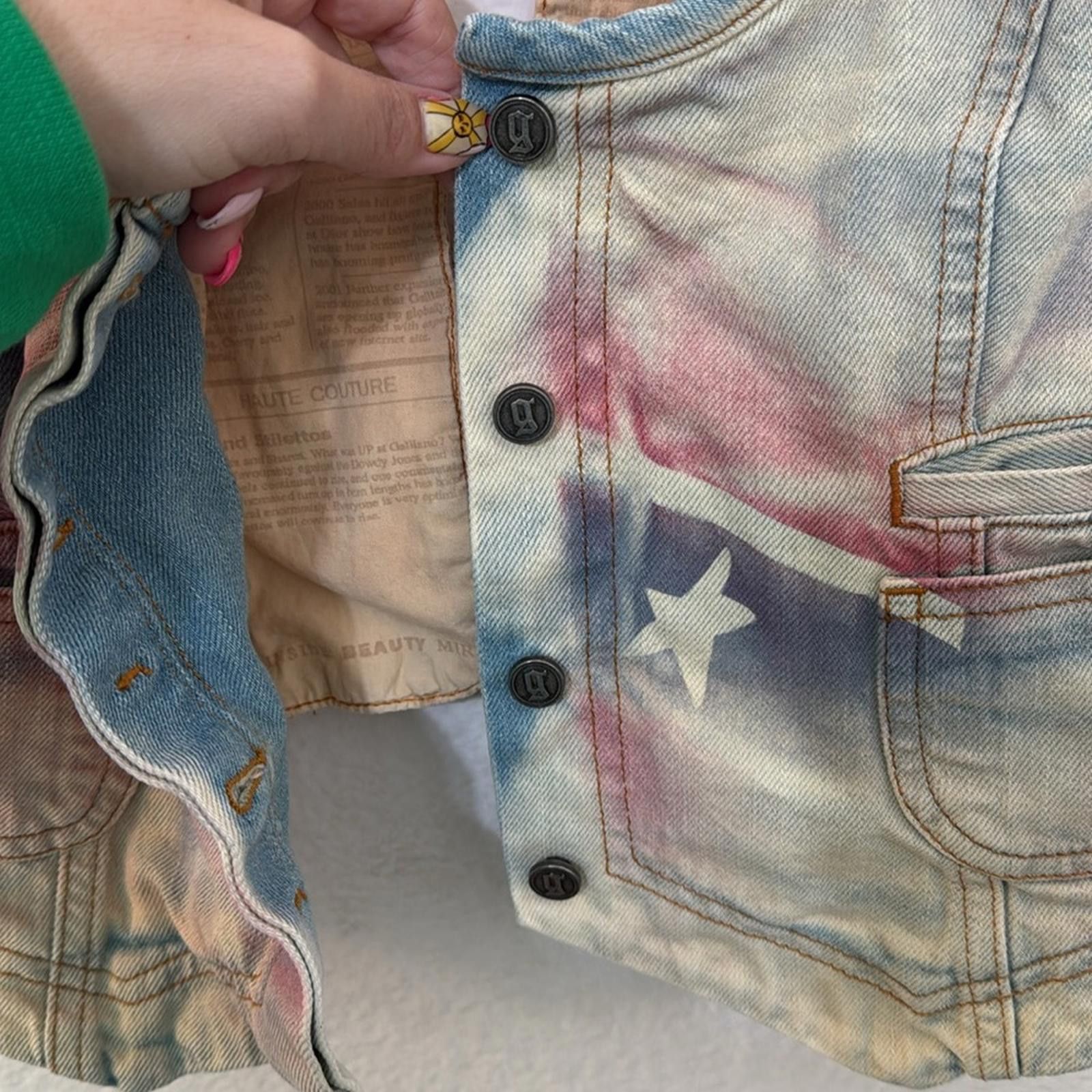 Other Authentic & ARCHIVAL rare Galliano vest app sz 8 US Size ONE SIZE - 5 Thumbnail