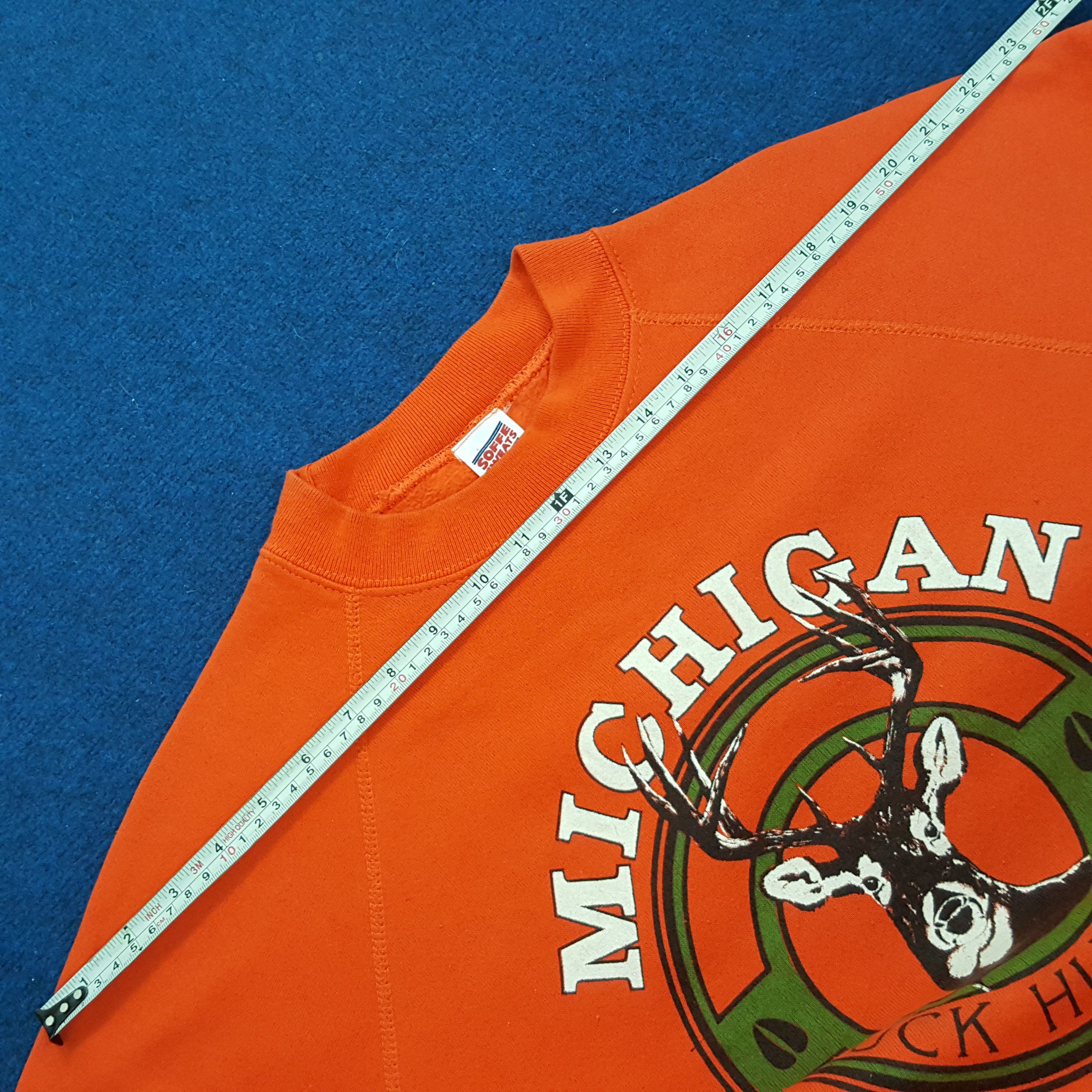 Vintage Vintage Michigan Buck Hunter Sweatshirts Size US L / EU 52-54 / 3 - 12 Thumbnail