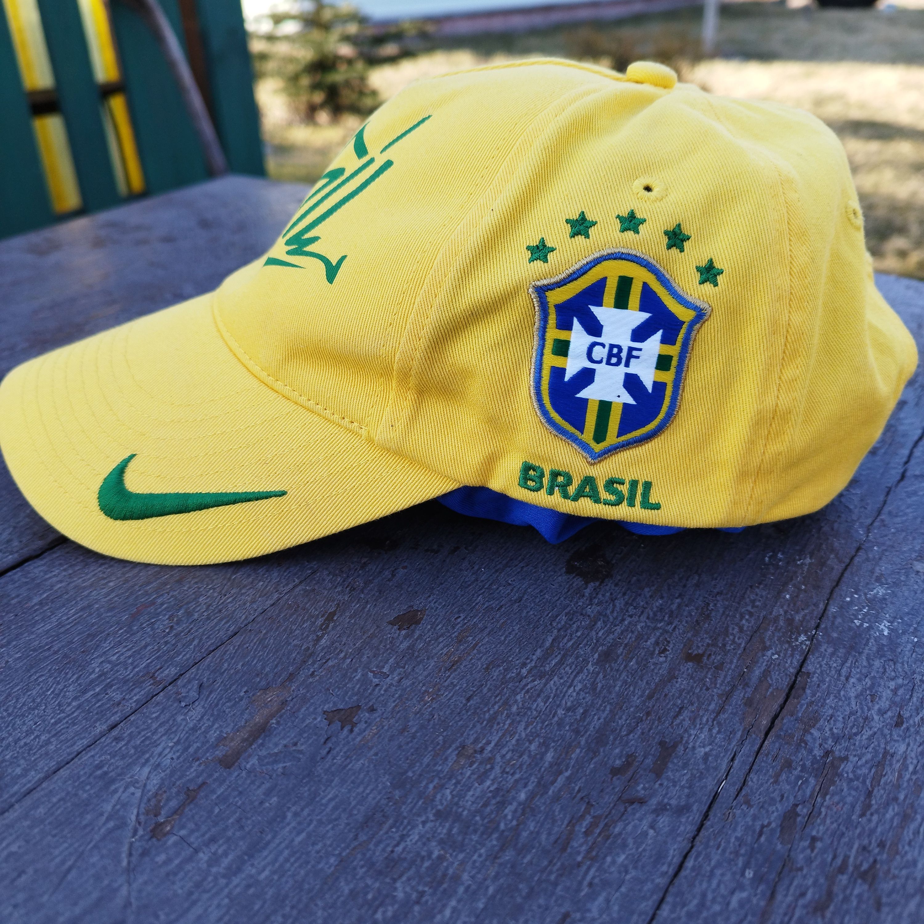Nike Vintage Y2K Nike Brasil CBF National Team Heritage Cap Size ONE SIZE - 2 Thumbnail
