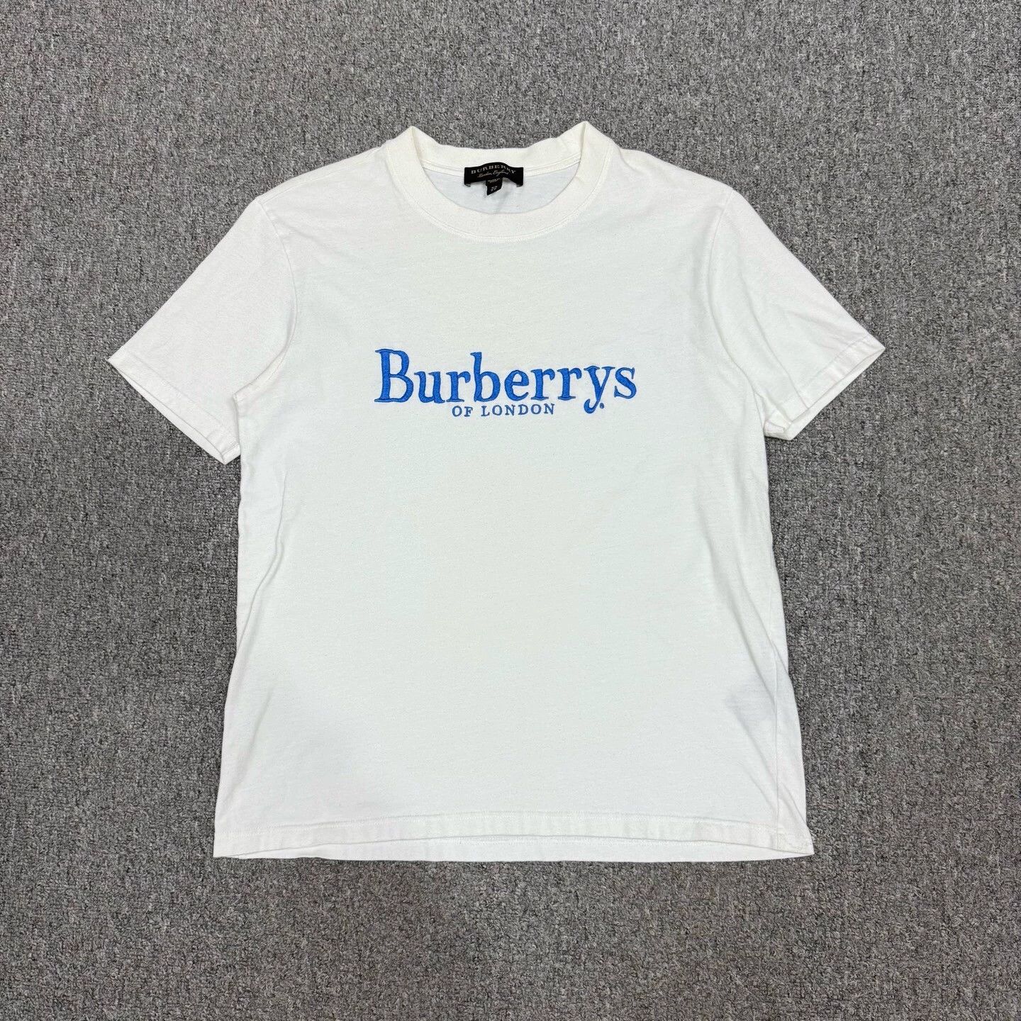 Burberry Burberry Blue Embroidered Logo Short Sleeve XS Size XS / US 0-2 / IT 36-38 - 1 Thumbnail
