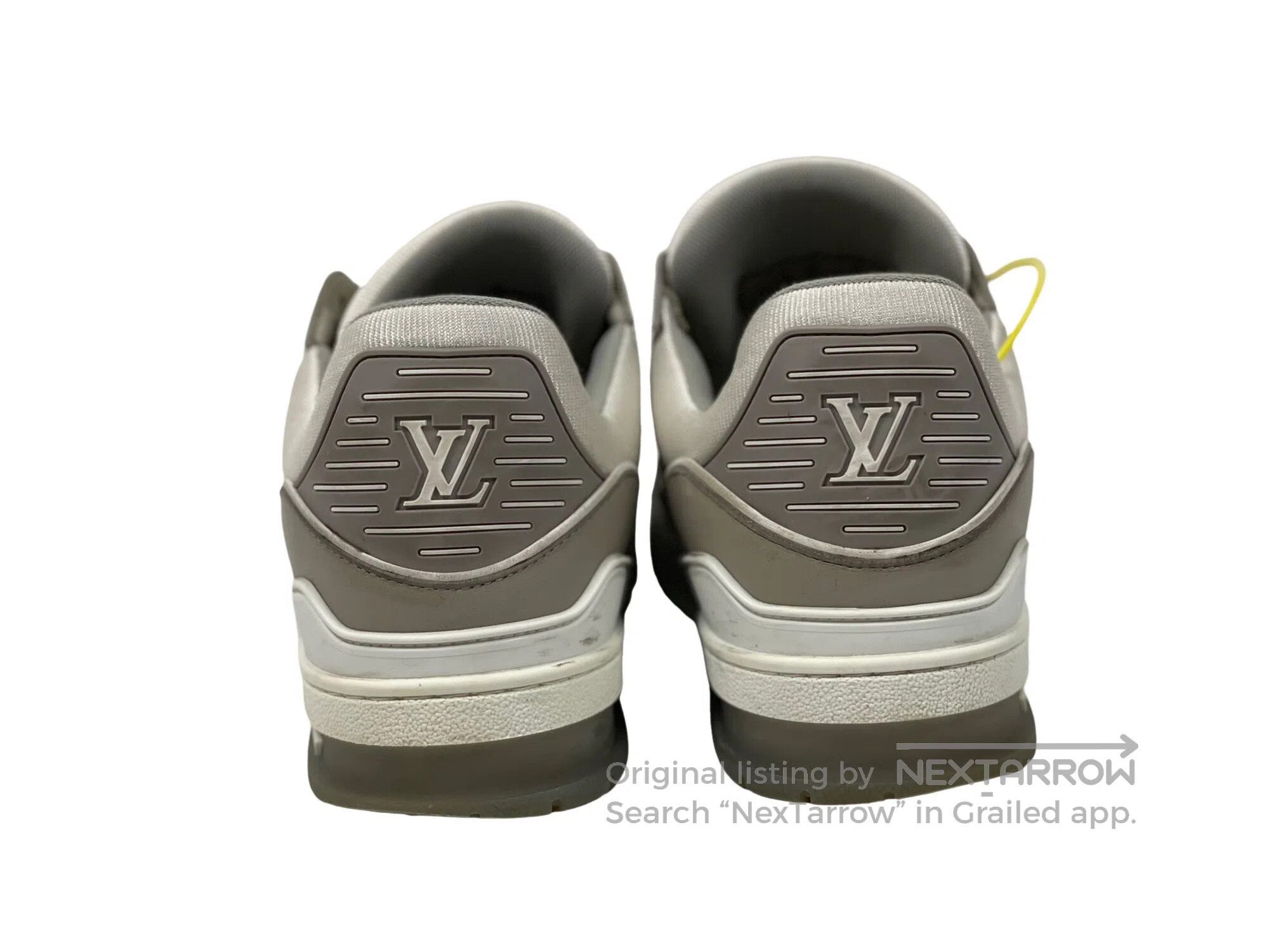Louis Vuitton Louis Vuitton White and Grey Low-top Casual Shoes Size US 7 / EU 40 - 4 Thumbnail