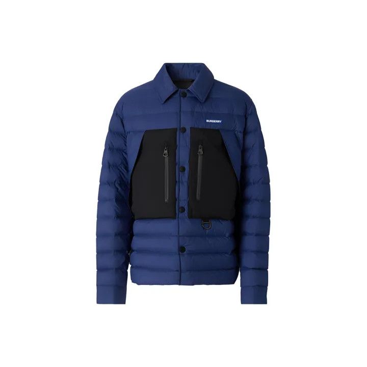 Burberry Burberry Logo Print Long Sleeve Down Jacket Size US L / EU 52-54 / 3 - 1 Thumbnail