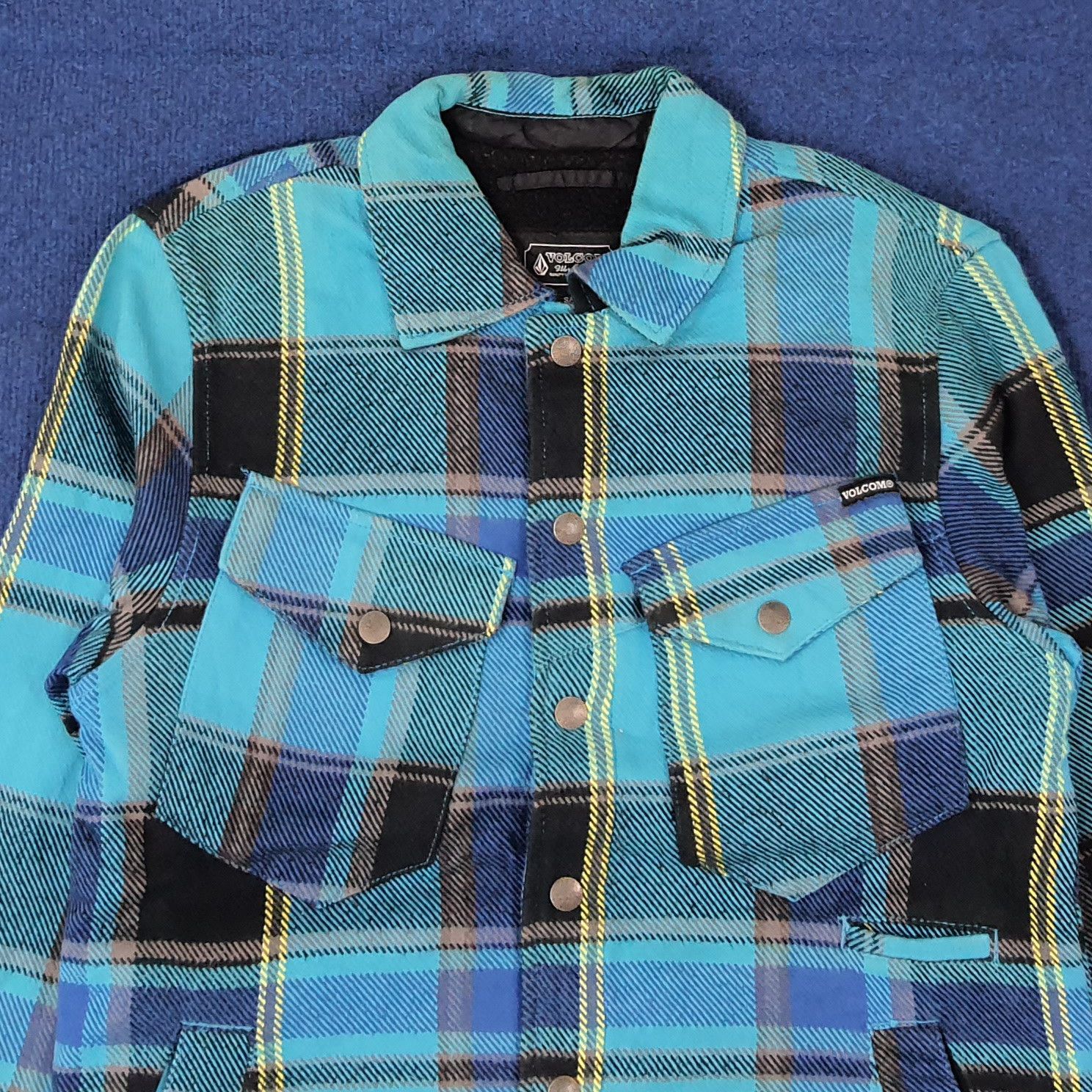 Volcom Vintage Volcom Work Wear Button Jacket C262N10 Size US M / EU 48-50 / 2 - 2 Thumbnail