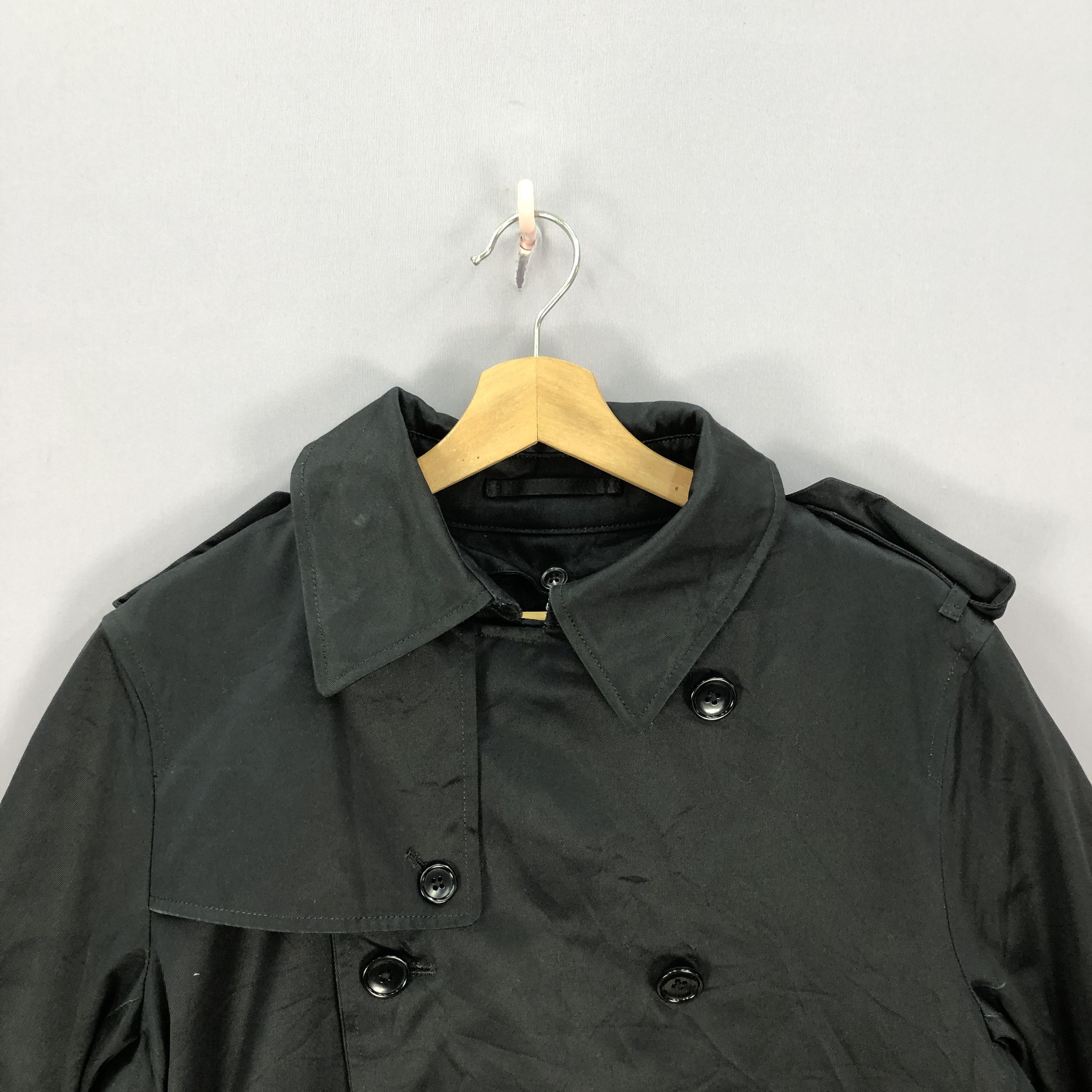 United Arrows × Vintage Vintage United Arrow Double Breasted Long Coat Jacket Size L / US 10 / IT 46 - 6 Thumbnail