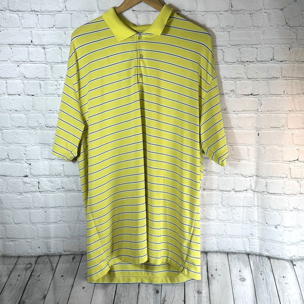 Nike Nike Golf Polo Shirt XL Mens Short Sleeve Yellow Size US XL / EU 56 / 4 - 2 Thumbnail