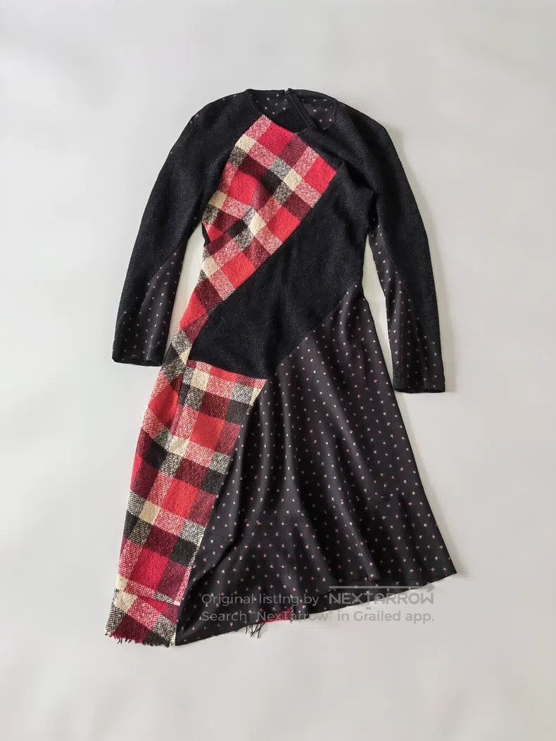 Comme des Garcons Comme Des Garcons Mixed material patchwork dress Size XS / US 0-2 / IT 36-38 - 3 Thumbnail