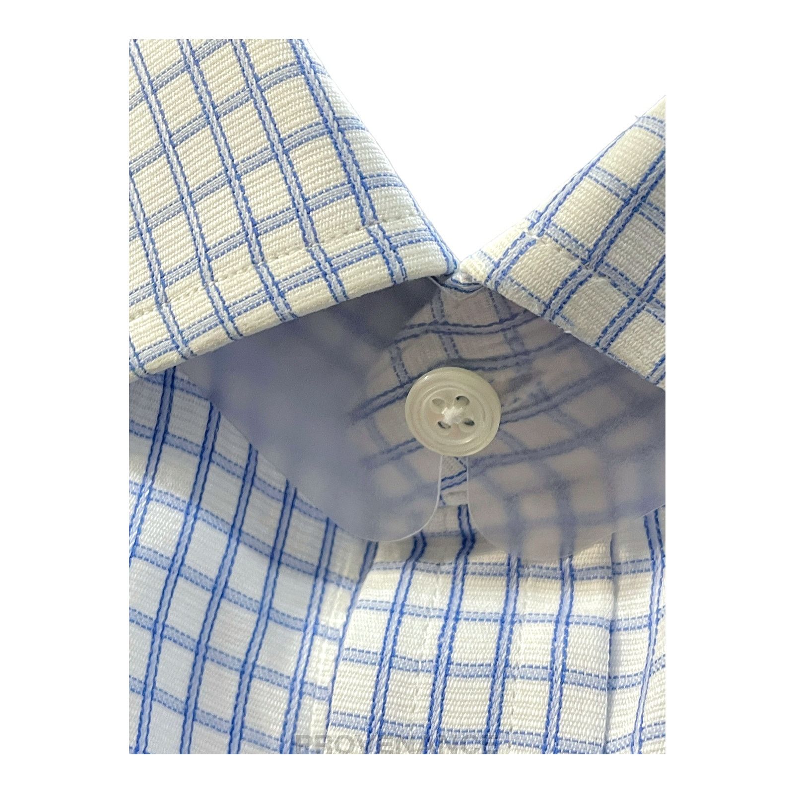 Thomas Pink 🔴 Thomas Pink Button Down Shirt - White/Blue Checked Size US M / EU 48-50 / 2 - 6 Thumbnail