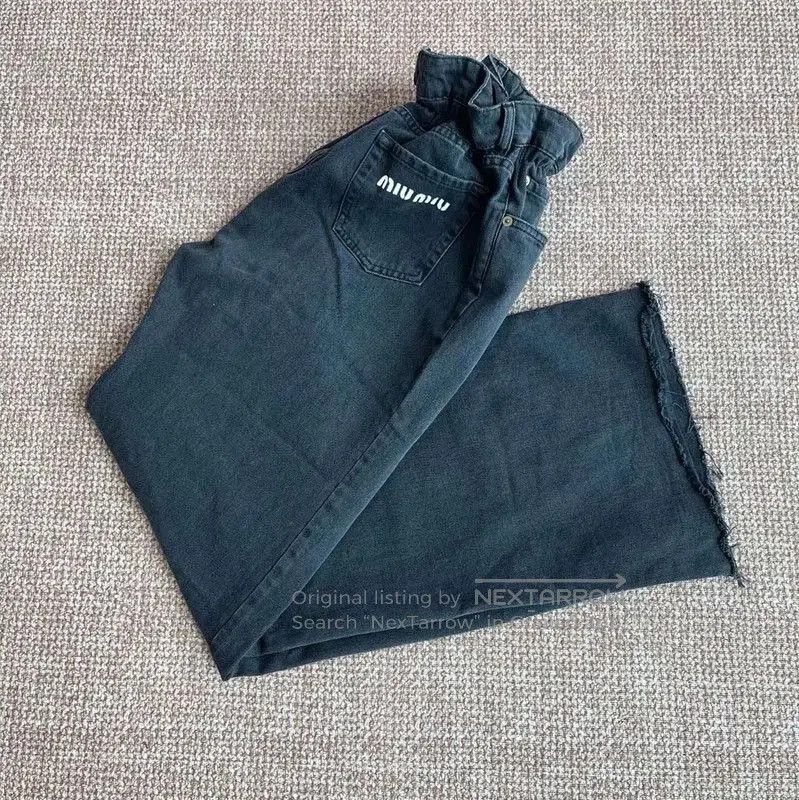 Miu Miu Miu Miu Black Cotton Women’s Jeans Size S . Size 23" - 1 Thumbnail
