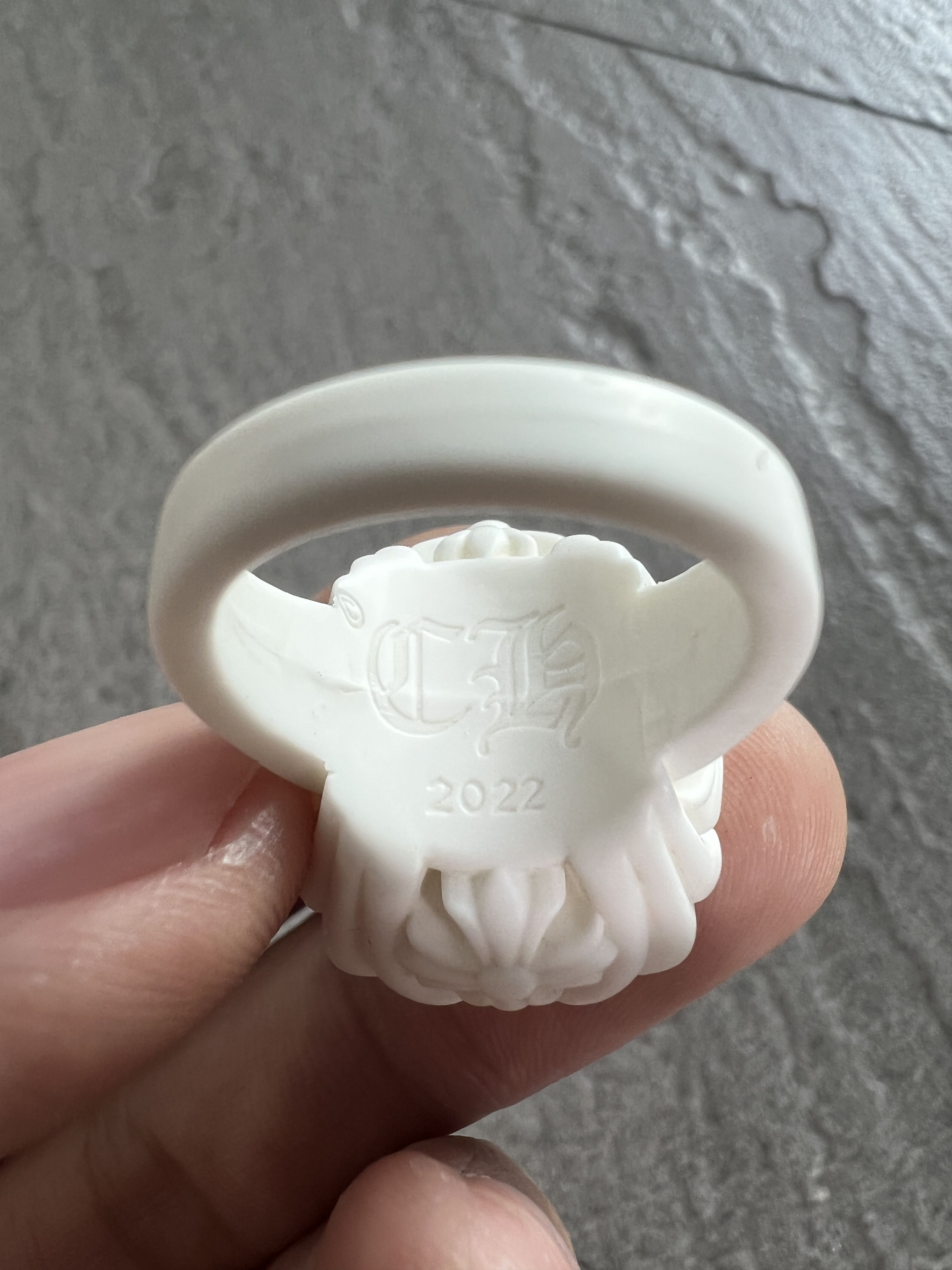 Chrome Hearts Chrome Hearts White Floral Signet Ring 2022 Size ONE SIZE - 5 Thumbnail