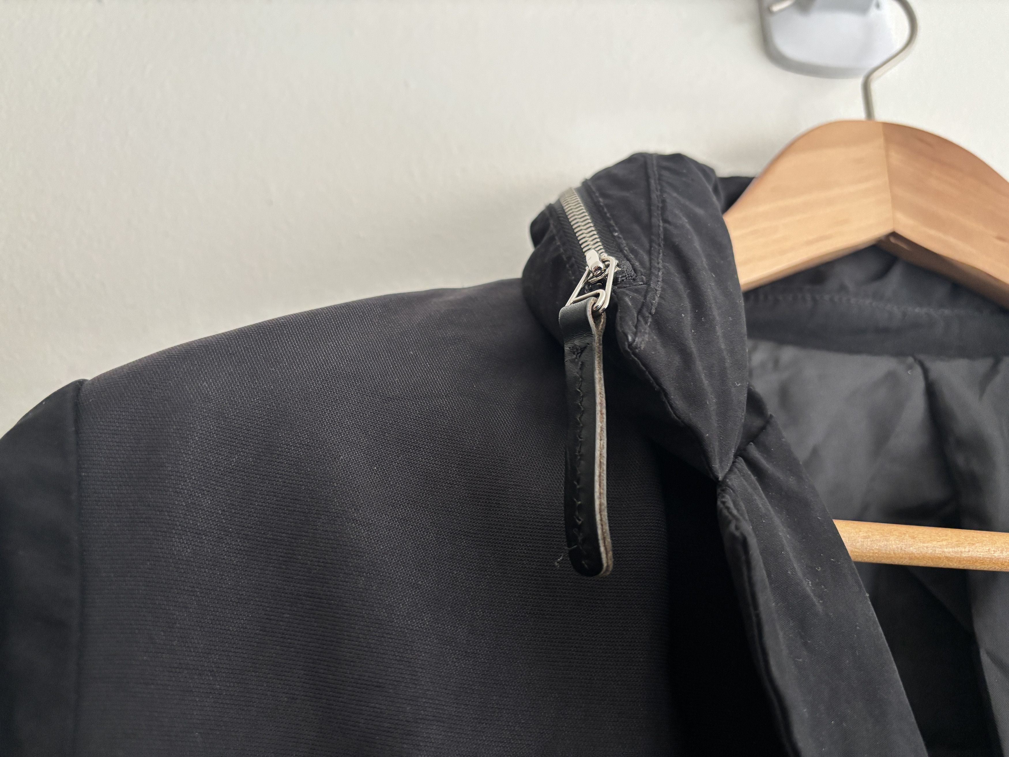 Kai Aakmann Kai-Aakmann Hooded Hybrid Black Field Jacket - Medium Size US M / EU 48-50 / 2 - 4 Thumbnail